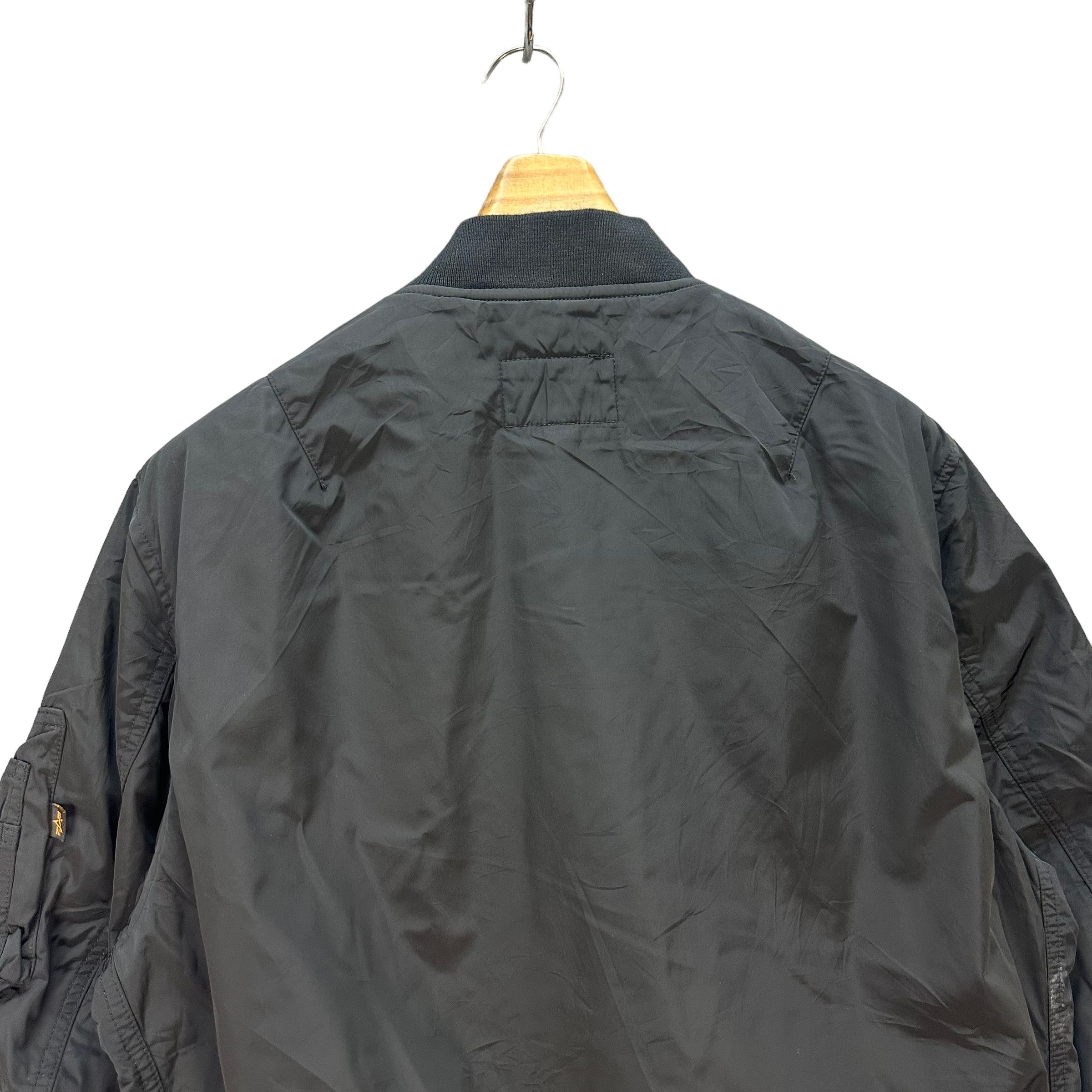 Alpha Industries Alpha Industries Black Bomber Jacket #7677-163 Size XL / US 12-14 / IT 48-50 - 15 Thumbnail