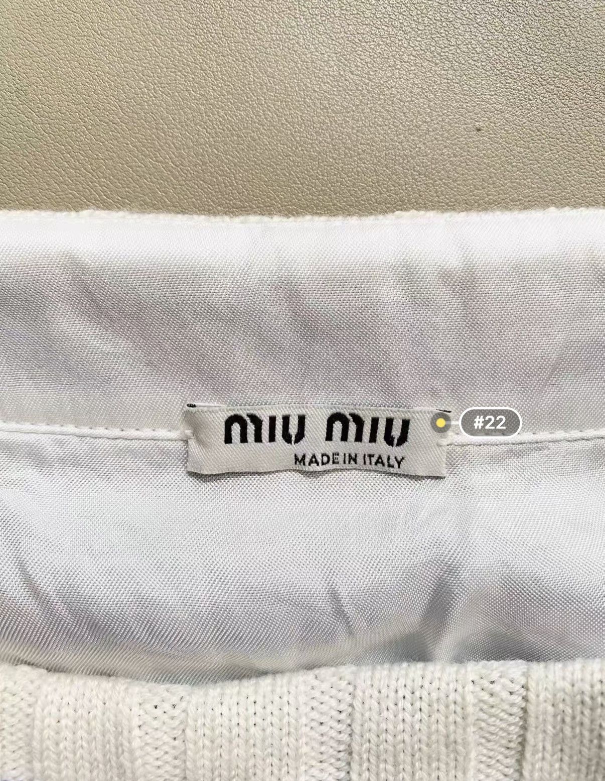 Miu Miu Miu Miu Block Knit Set (Top + Skirt) J33 Size XS / US 0-2 / IT 36-38 - 7 Thumbnail