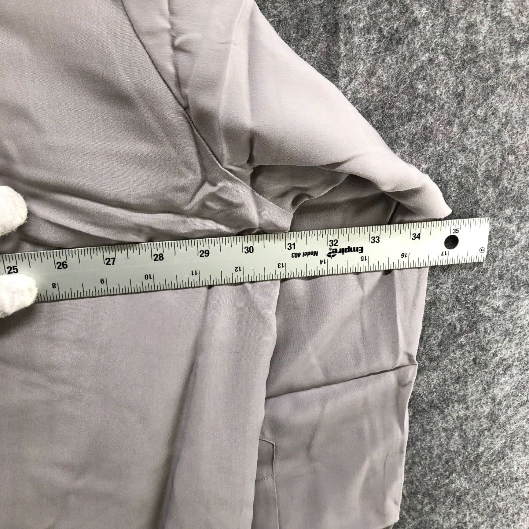 Vintage NEW Jameson Meade Button Up Shirt Gray 19.5 Long Sleeve Polyester Disco Chain Neck Casual Formal Party/Cocktail Mens Size US XXL / EU 58 / 5 - 7 Thumbnail
