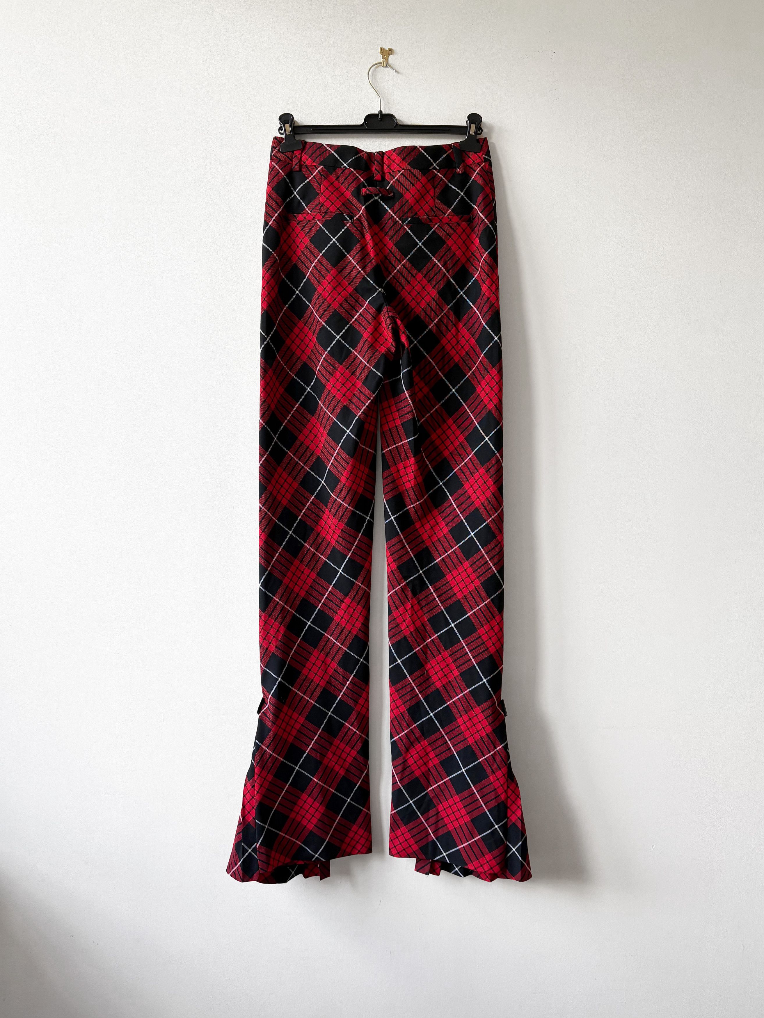 Jean Paul Gaultier Jean Paul Gaultier tartan trousers with hem pleat Size 26" / US 2 / IT 38 - 2 Thumbnail