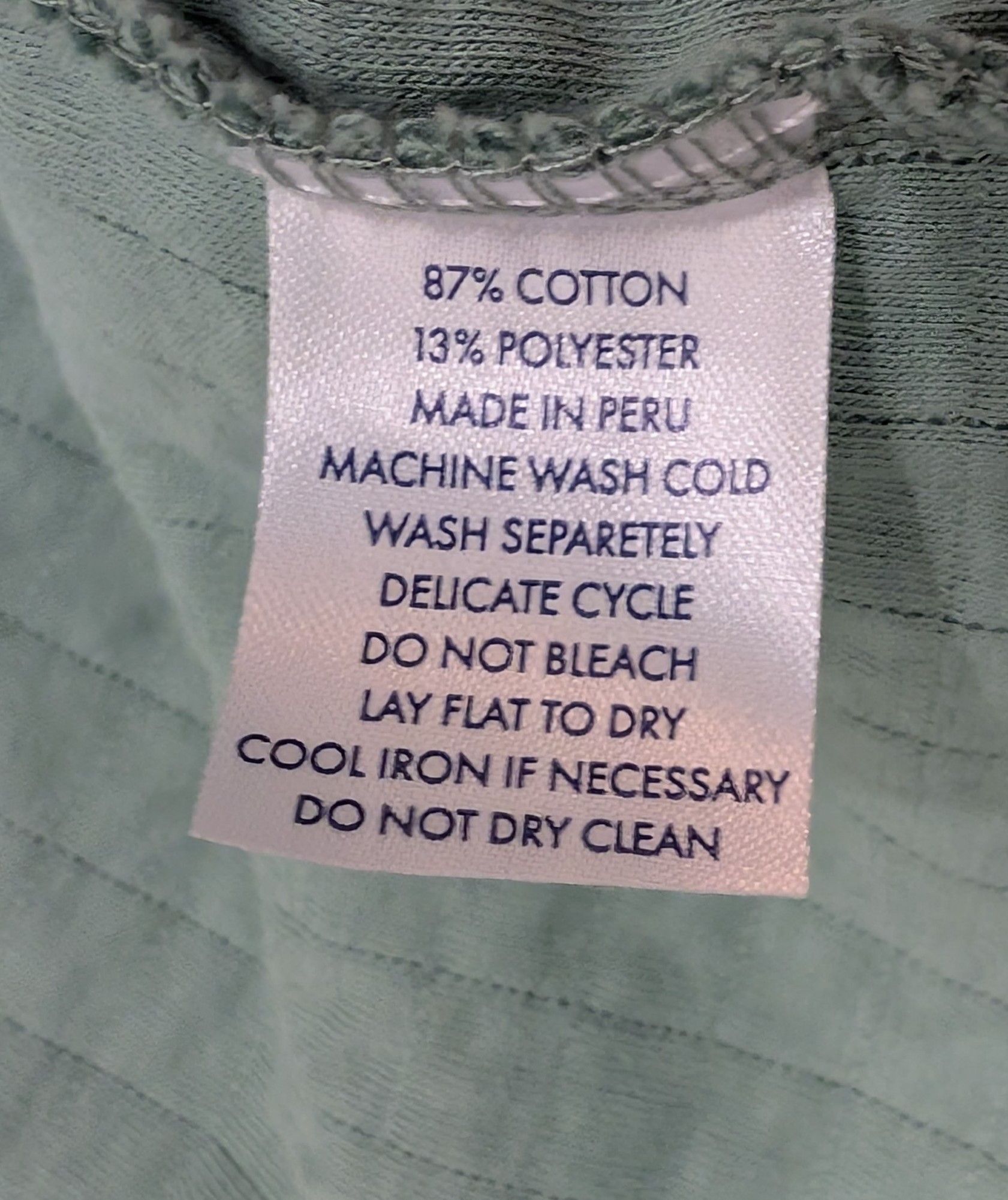 Other Lake Spa Robe Quilt Texture Green Made in Peru Size M / US 6-8 / IT 42-44 - 4 Thumbnail