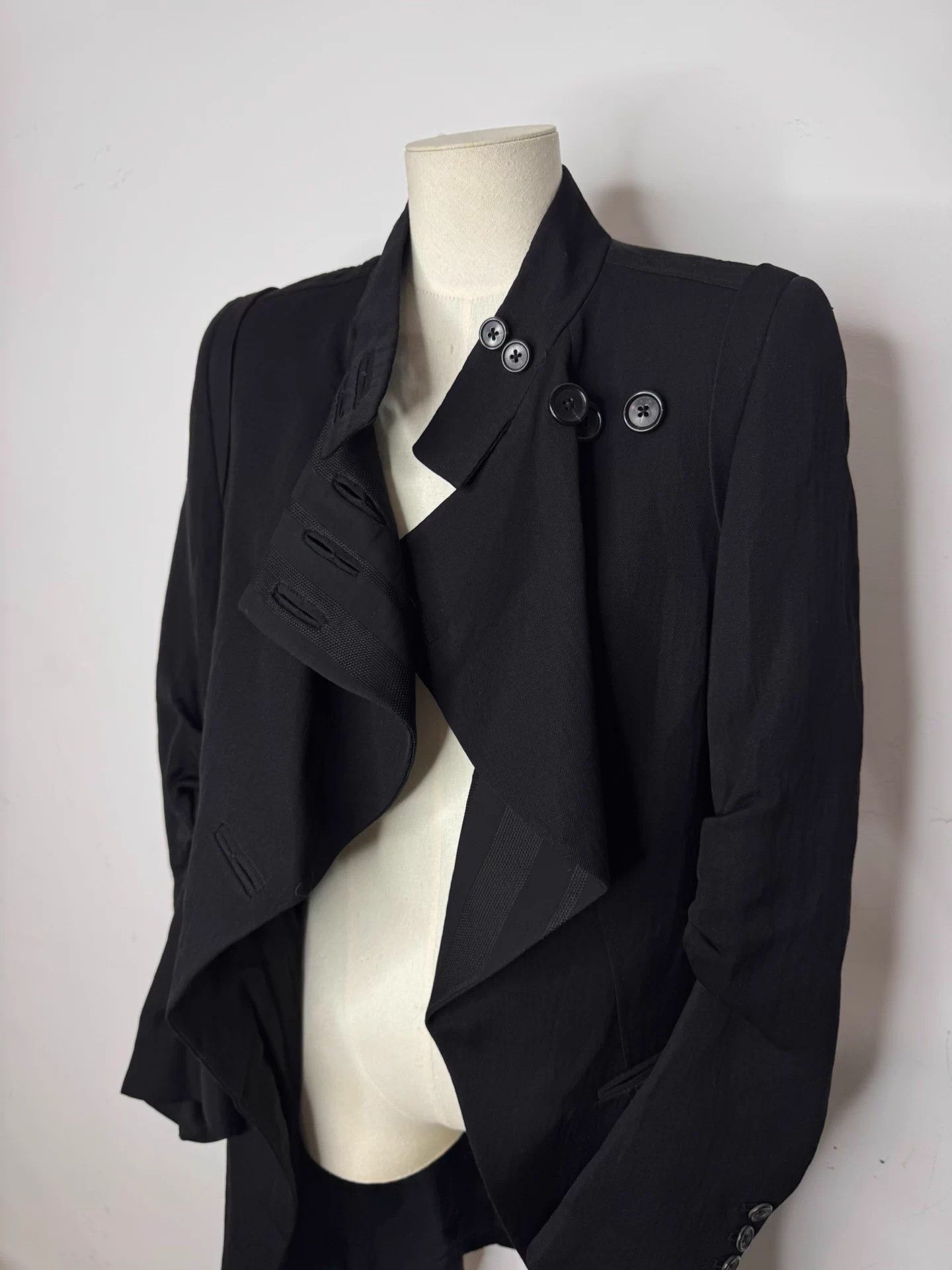 Ann Demeulemeester AnnDemeulemeester 05SS Napoleon Wool ElbowPleats 36W Size XS / US 0-2 / IT 36-38 - 3 Thumbnail
