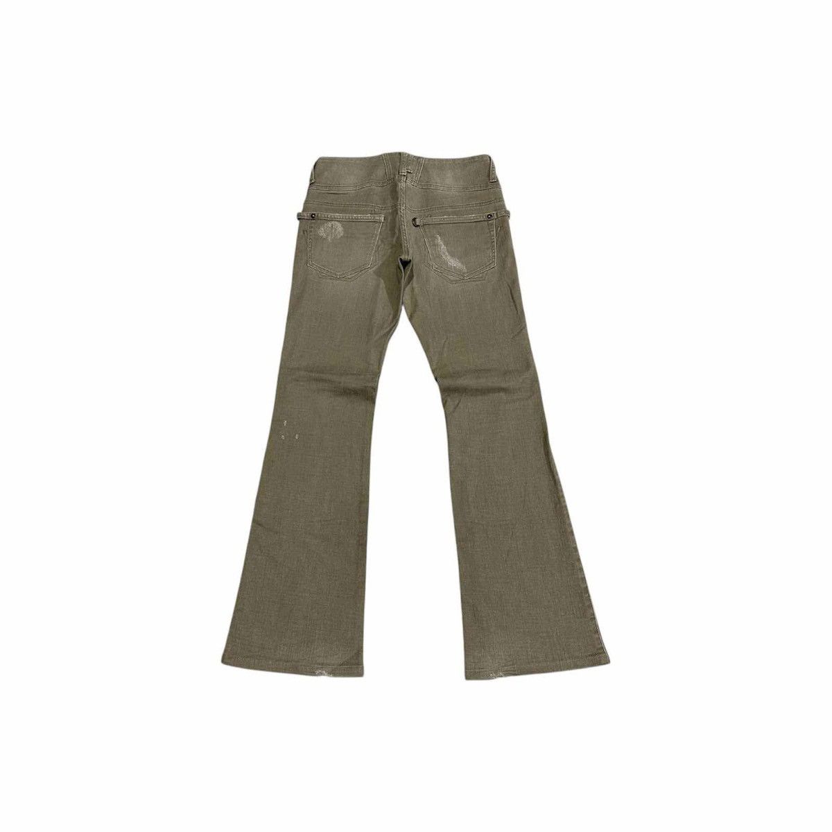 Marithe + Francois Girbaud 🔥Sick Y2K Marithe Francois Girbaud Flared Denim Loop Rivet Size US 29 - 9 Thumbnail