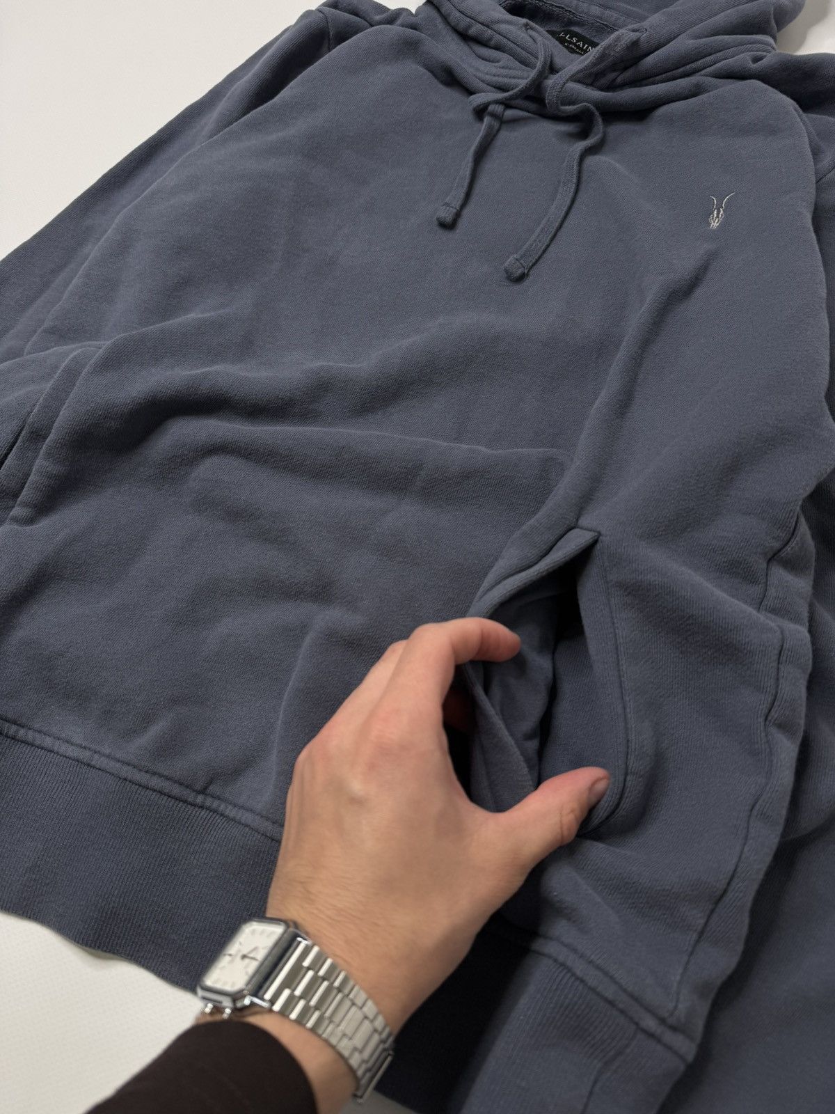 Allsaints Allsaints All Saints small logo hoodie swag y2k designer sk8 Size US XS / EU 42 / 0 - 7 Thumbnail