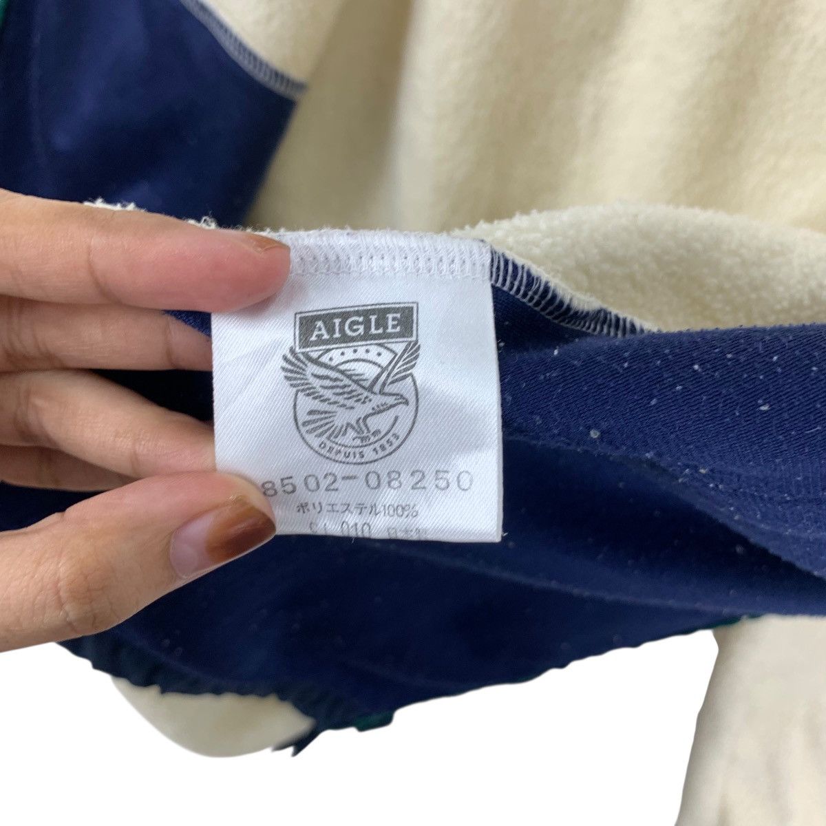 Aigle Vintage AIGLE RECOMPOSITION Collection Outdoor Fleece Size M / US 6-8 / IT 42-44 - 12 Thumbnail