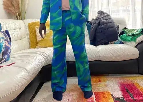 Other Streetwear Fashion Print Trousers Runway Mens Size US 29 - 3 Thumbnail