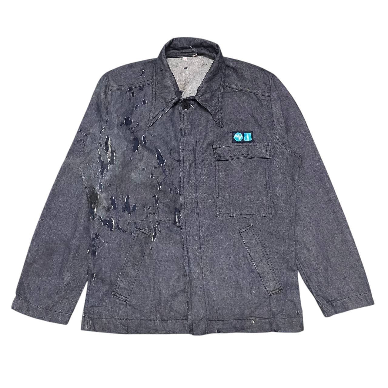 Vintage Vintage Adolphe Lafont Thrashed Denim Jacket Size US S / EU 44-46 / 1 - 1 Thumbnail