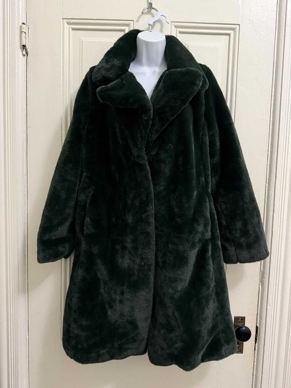 Other AVEC LES FILLES Faux Fur Long Coat (X-SMALL) Size XS / US 0-2 / IT 36-38 - 5 Thumbnail