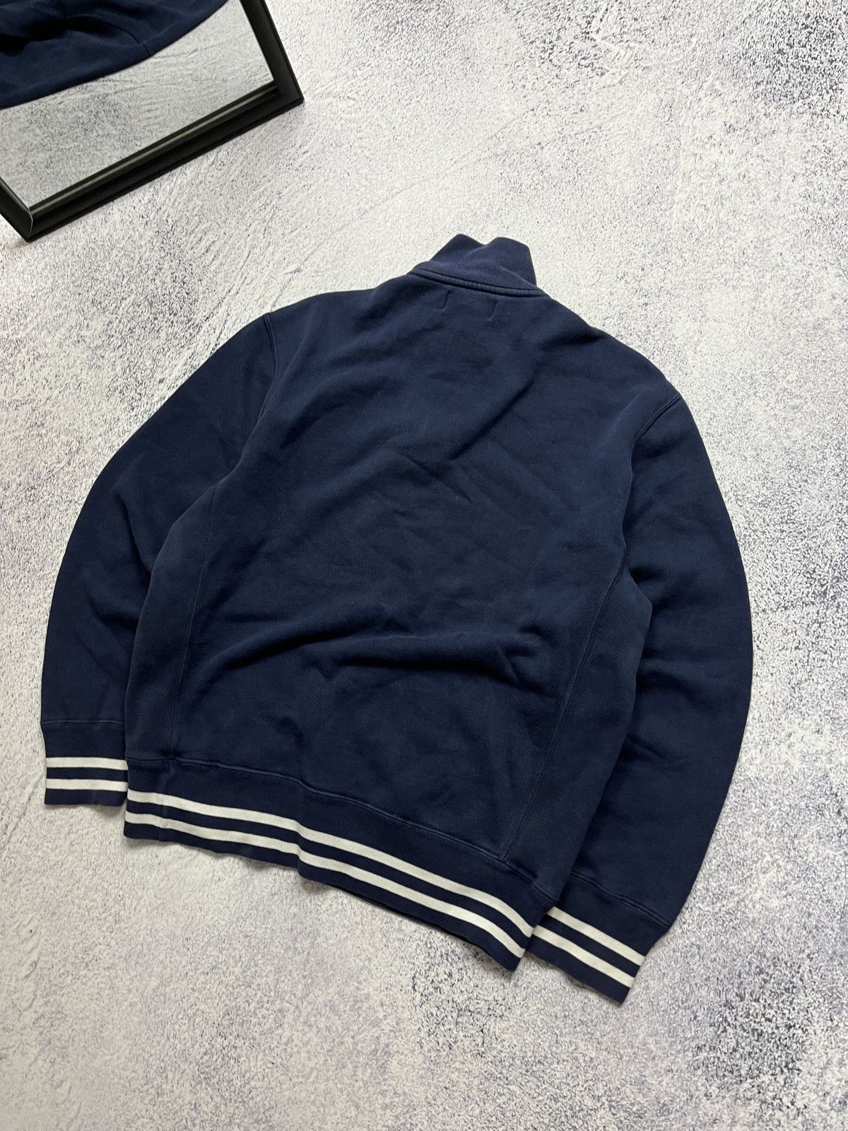 Polo Ralph Lauren 💥 Vintage Polo Ralph Lauren Pwing Stadium Sweater Halfzip Size US M / EU 48-50 / 2 - 8 Thumbnail