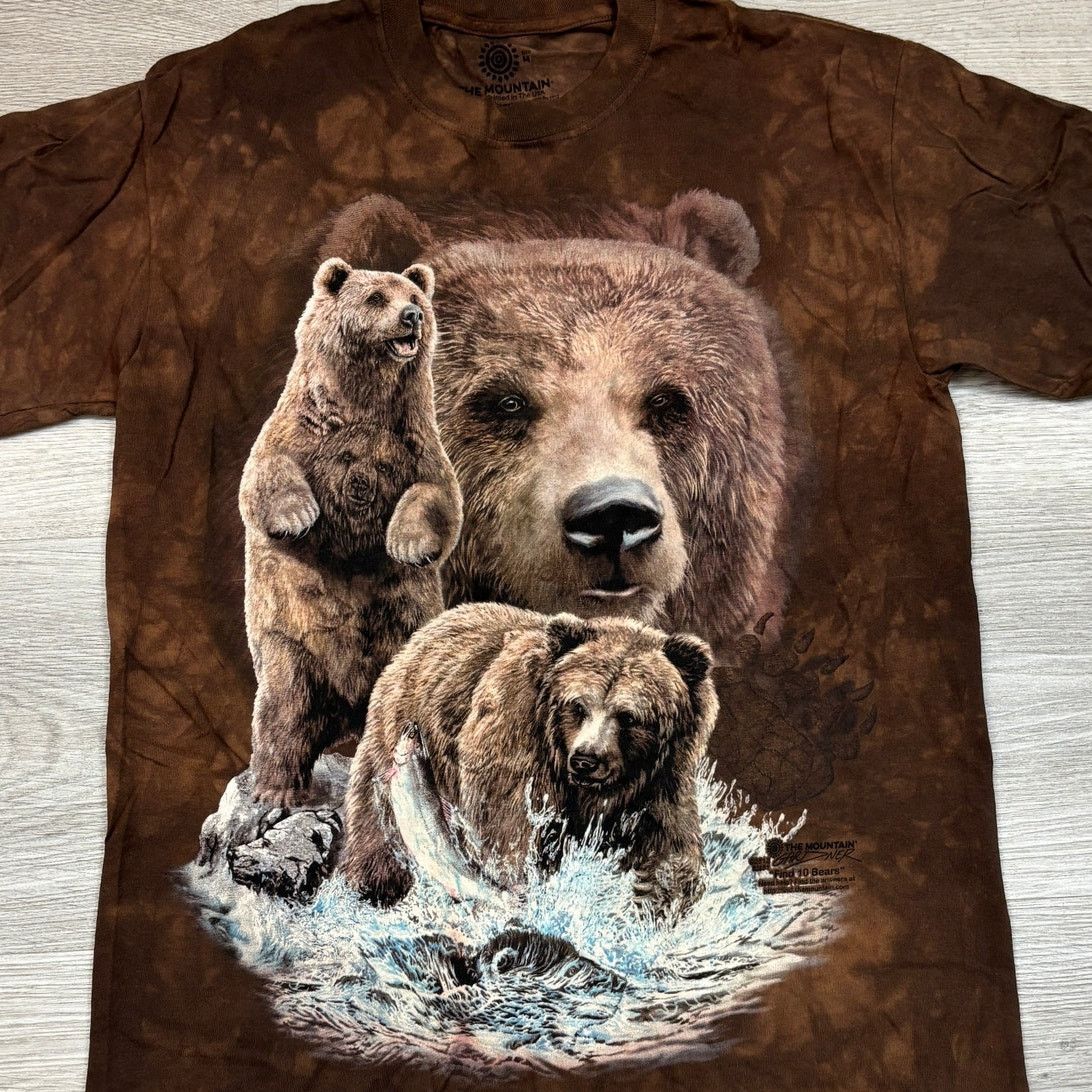 The Mountain The Mountain Bear Tie Dye AOP Short Sleeve Shirt Mens Medium Size US M / EU 48-50 / 2 - 2 Thumbnail