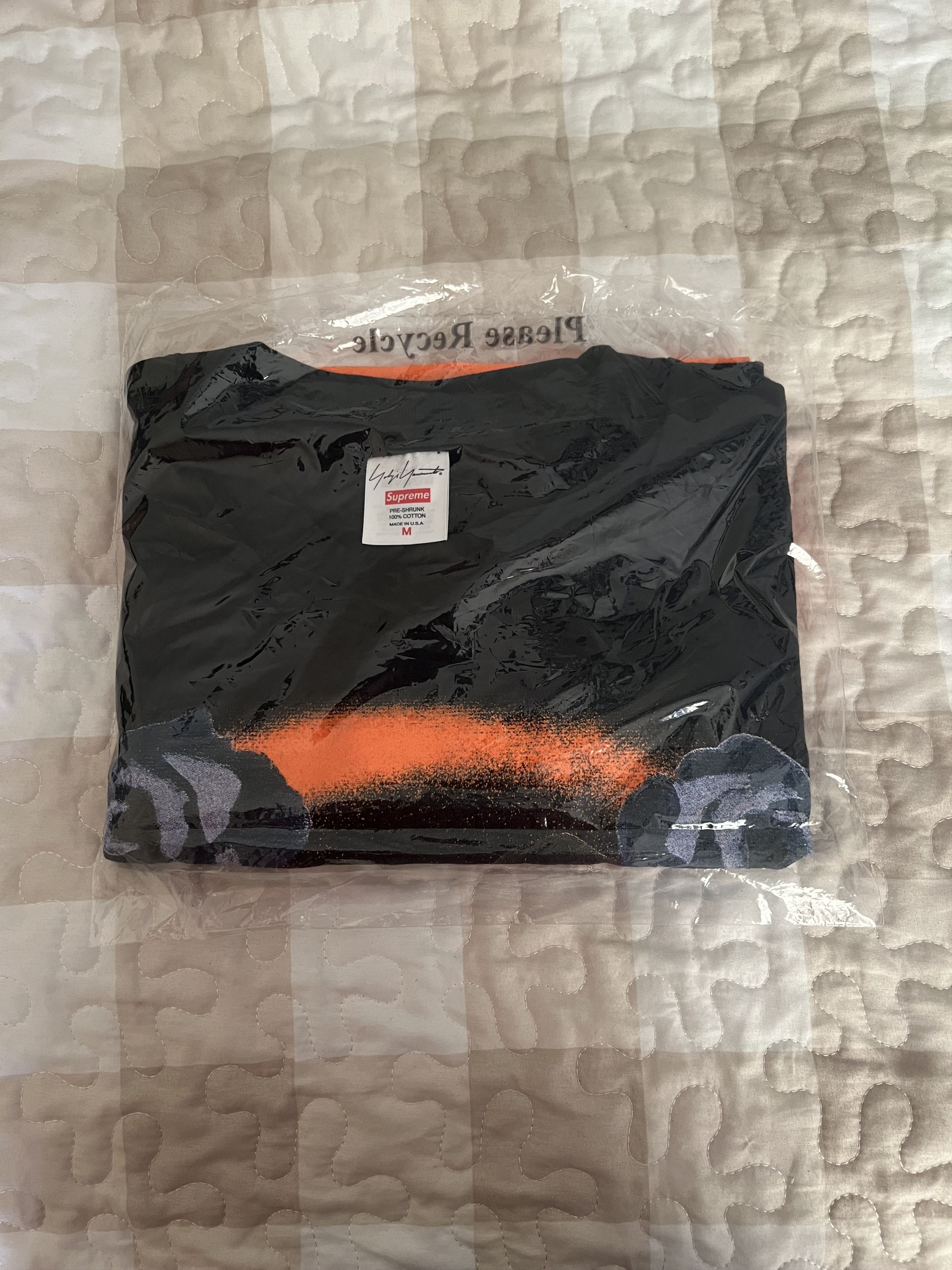 Supreme × Yohji Yamamoto Supreme x Yohji Yamamoto Pumpkin Tee Size US M / EU 48-50 / 2 - 2 Thumbnail