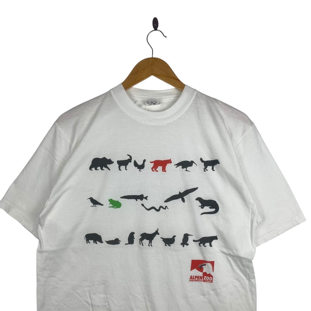 Vintage Vintage ALPENZOO INNSBRUCK-TIROL Tee Shirt Top Official Zoo Size US M / EU 48-50 / 2 - 2 Thumbnail