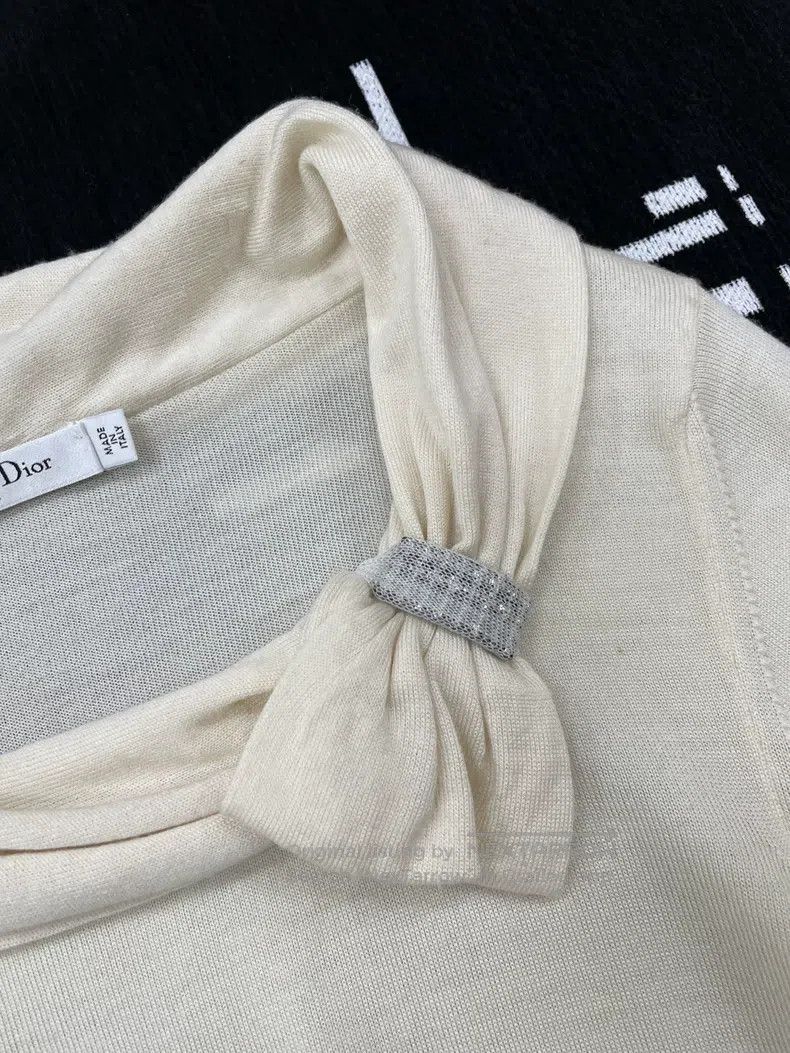 Dior Dior Knitted top with long sleeves Size XS / US 0-2 / IT 36-38 - 2 Thumbnail