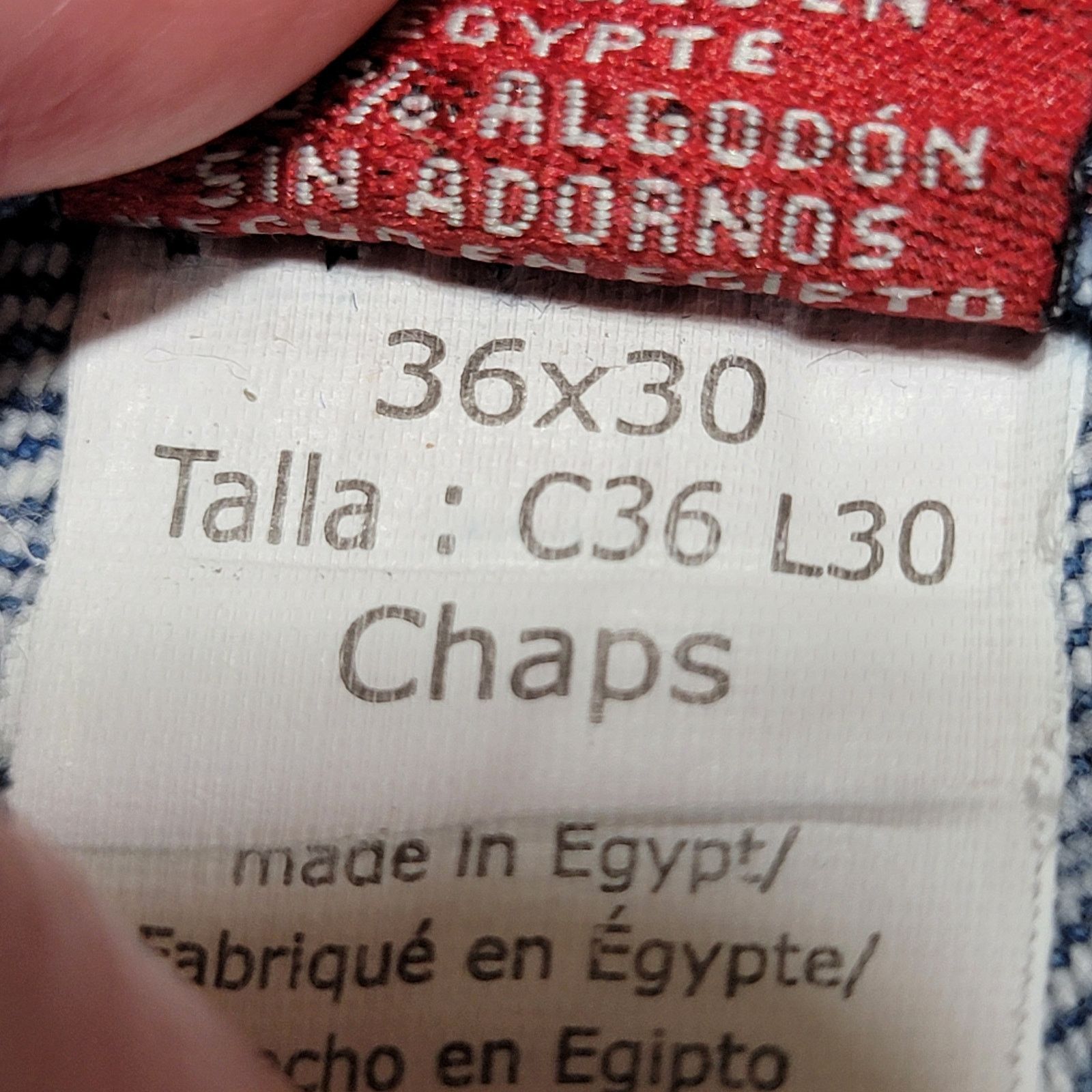 Chaps Chaps Straight Leg Denim Jeans - Size 36/30 Size US 36 / EU 52 - 6 Thumbnail