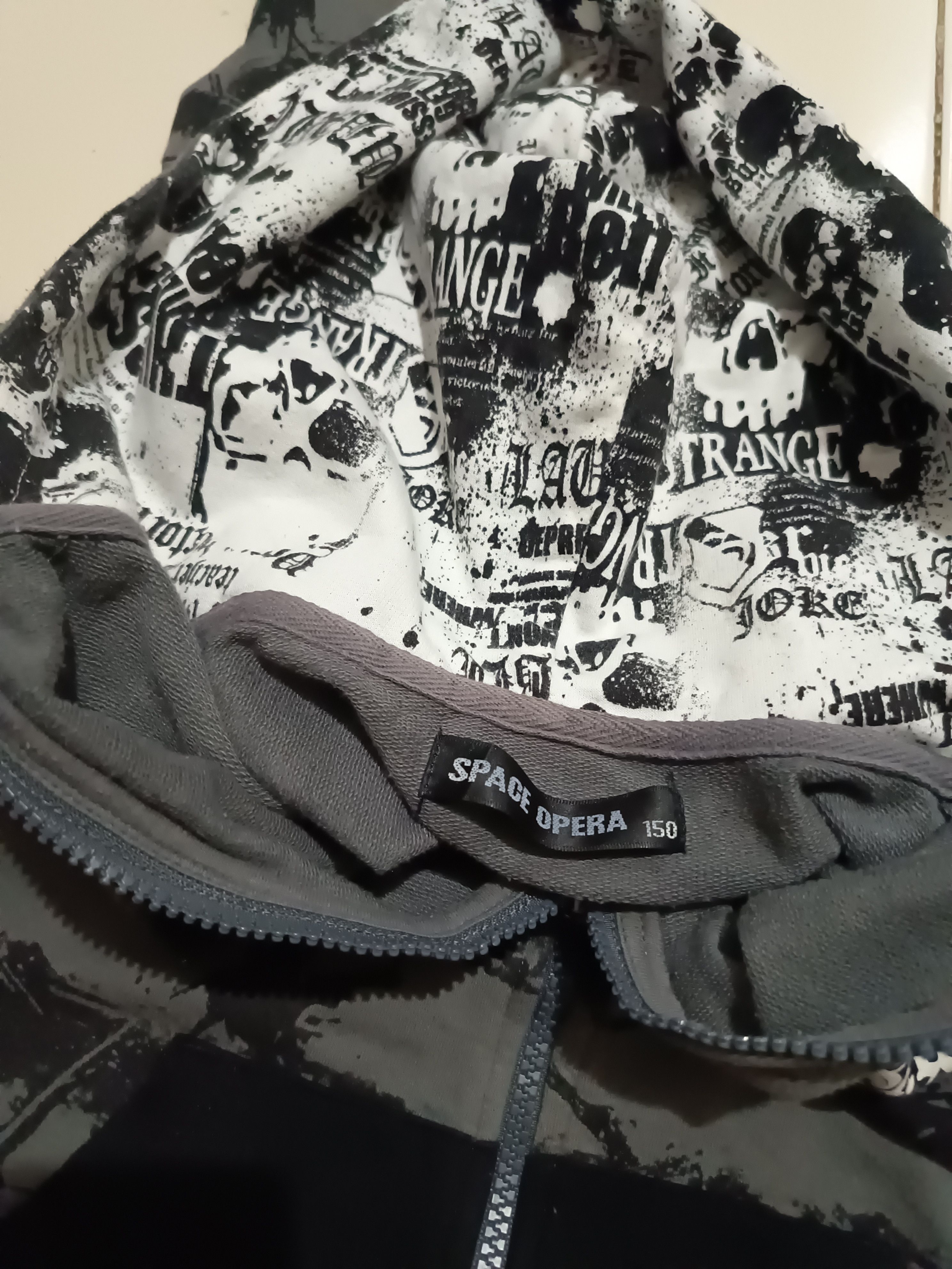20471120 Y2k Skulls punk striped hoodie Size US S / EU 44-46 / 1 - 5 Thumbnail