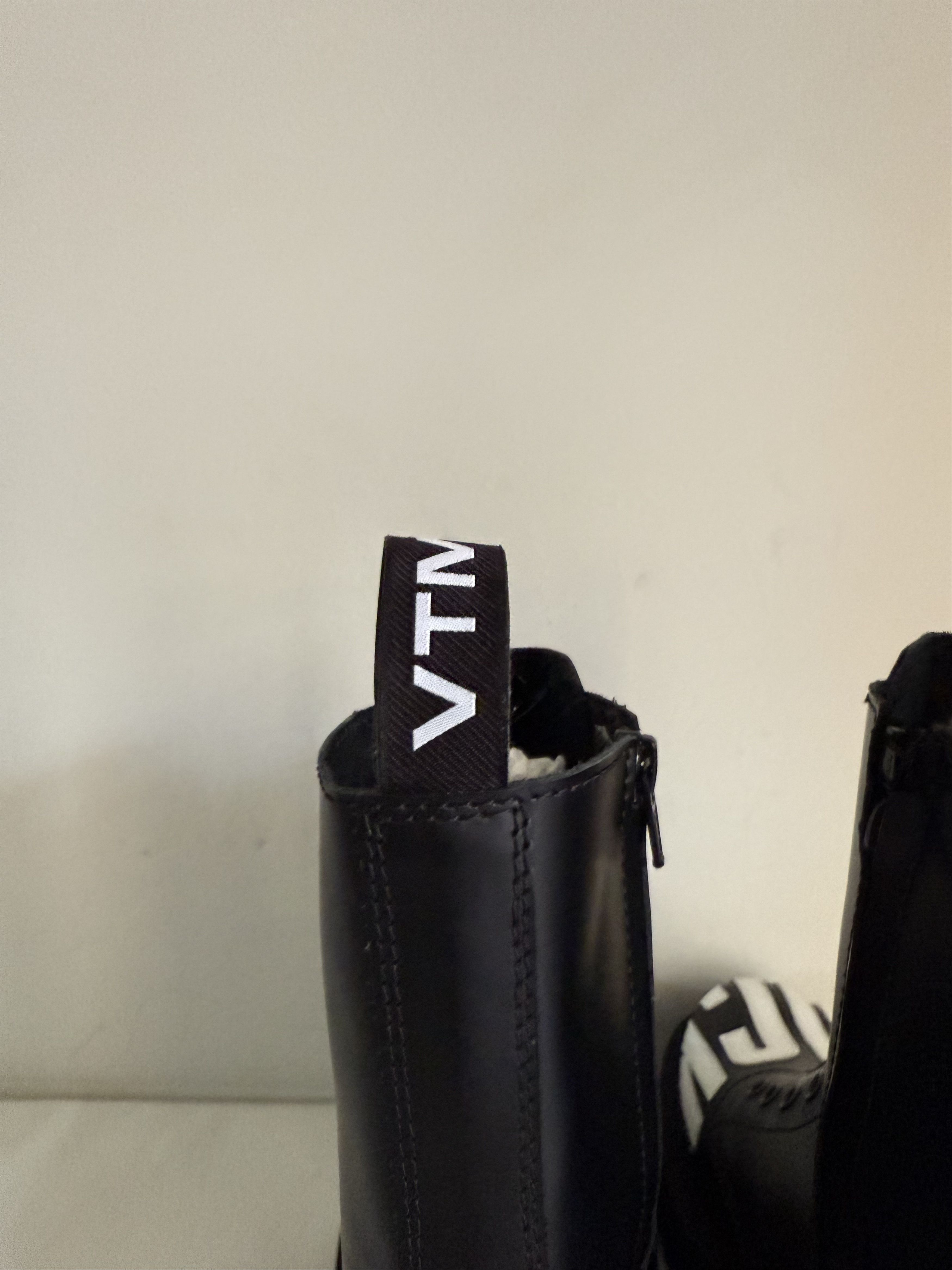 VTMNTS VTMNTS Slogan-Print Fuck-Off Army Boots Size US 7 / EU 40 - 9 Thumbnail