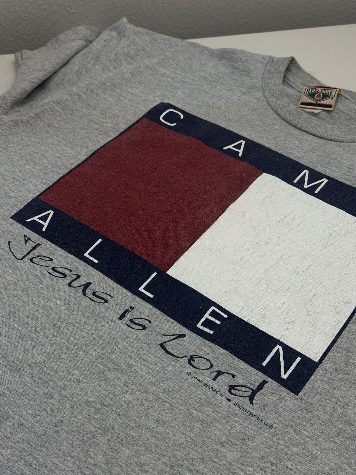 Tommy Hilfiger Vintage 1998 Brazos Sportswear Camp Allen Jesus Is Lord Sz L Size US L / EU 52-54 / 3 - 6 Thumbnail