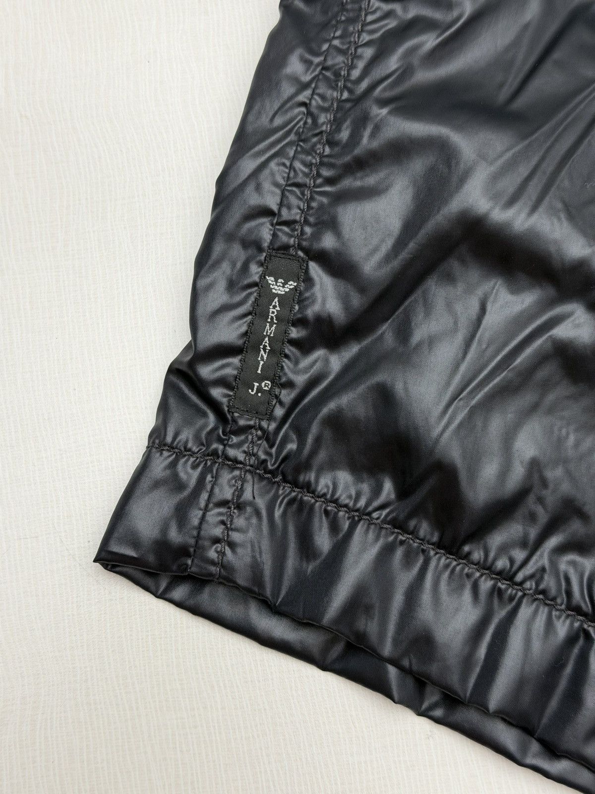 Emporio Armani Armani Jeans Windbreaker Hooded Jacket Size US S EU 48 Black Size US S / EU 44-46 / 1 - 11 Thumbnail