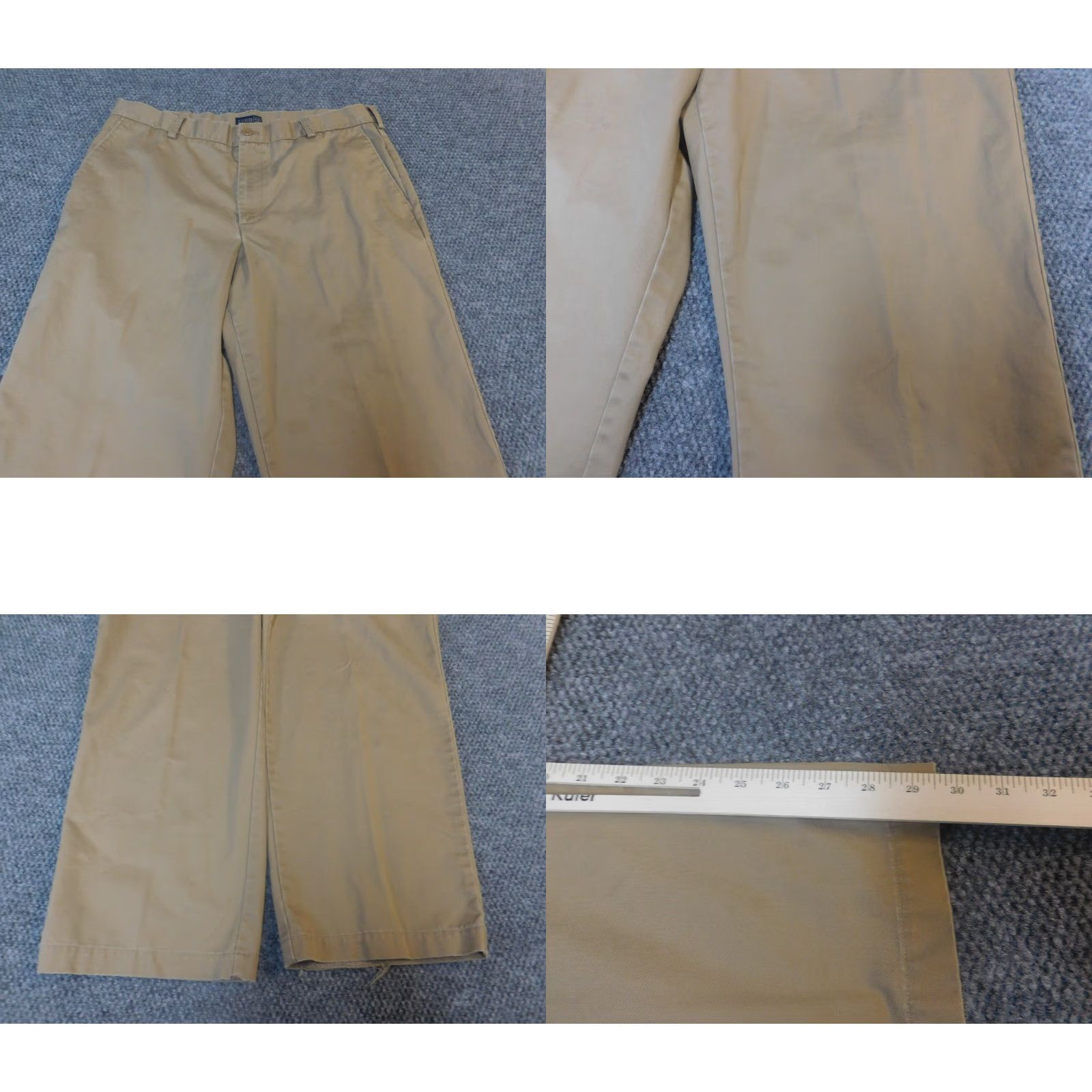 Izod IZOD Mens Pants 38x29 Straight Active Beige Chino Pocket Regular Jeans Style Modern Mens Shoes? Size US 38 / EU 54 - 8 Thumbnail