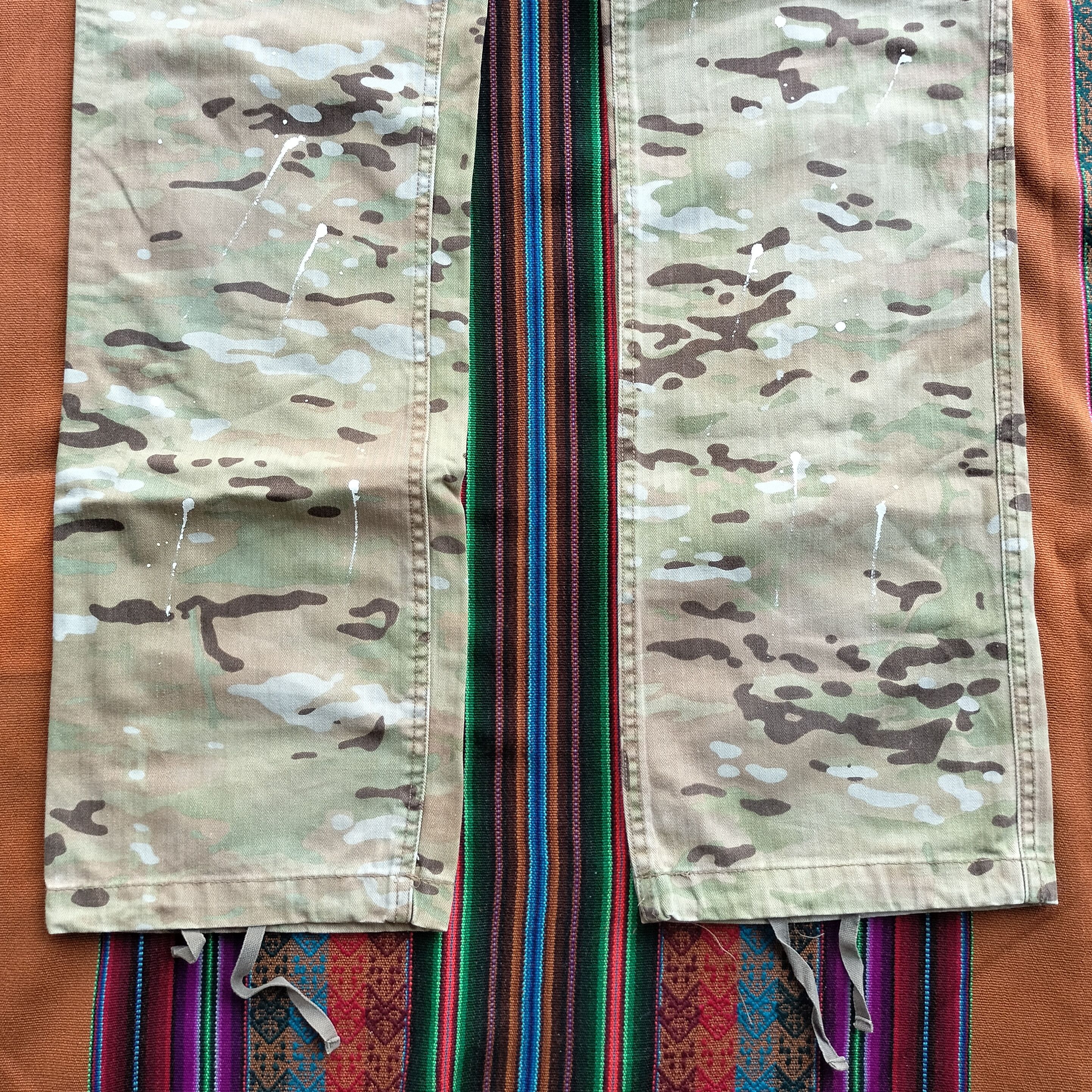Buzz Rickson's splash paint stitching digital camou cargo pants Size US 34 / EU 50 - 5 Thumbnail