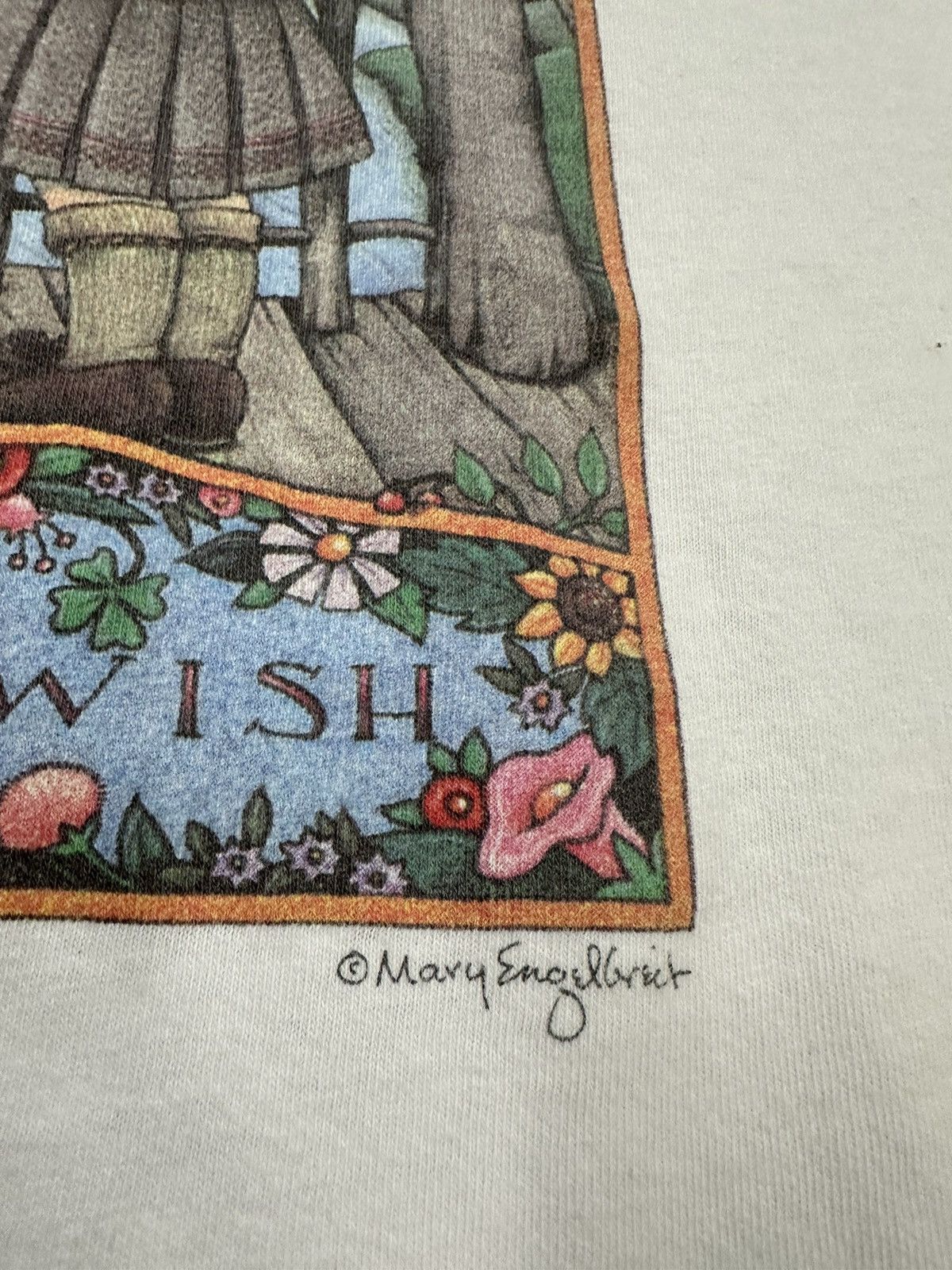 Vintage Vintage 90s Stafford Blaine Make A Wish Cottage LS T-Shirt Size US XL / EU 56 / 4 - 5 Thumbnail