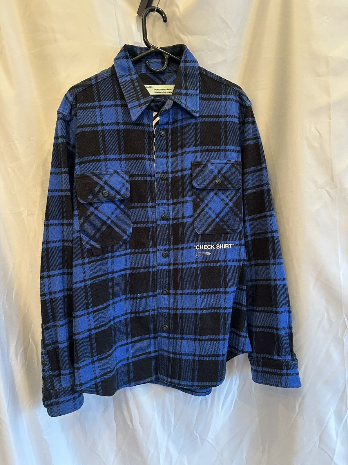 Off-White Off-White Plaid Shirt Size US L / EU 52-54 / 3 - 1 Thumbnail