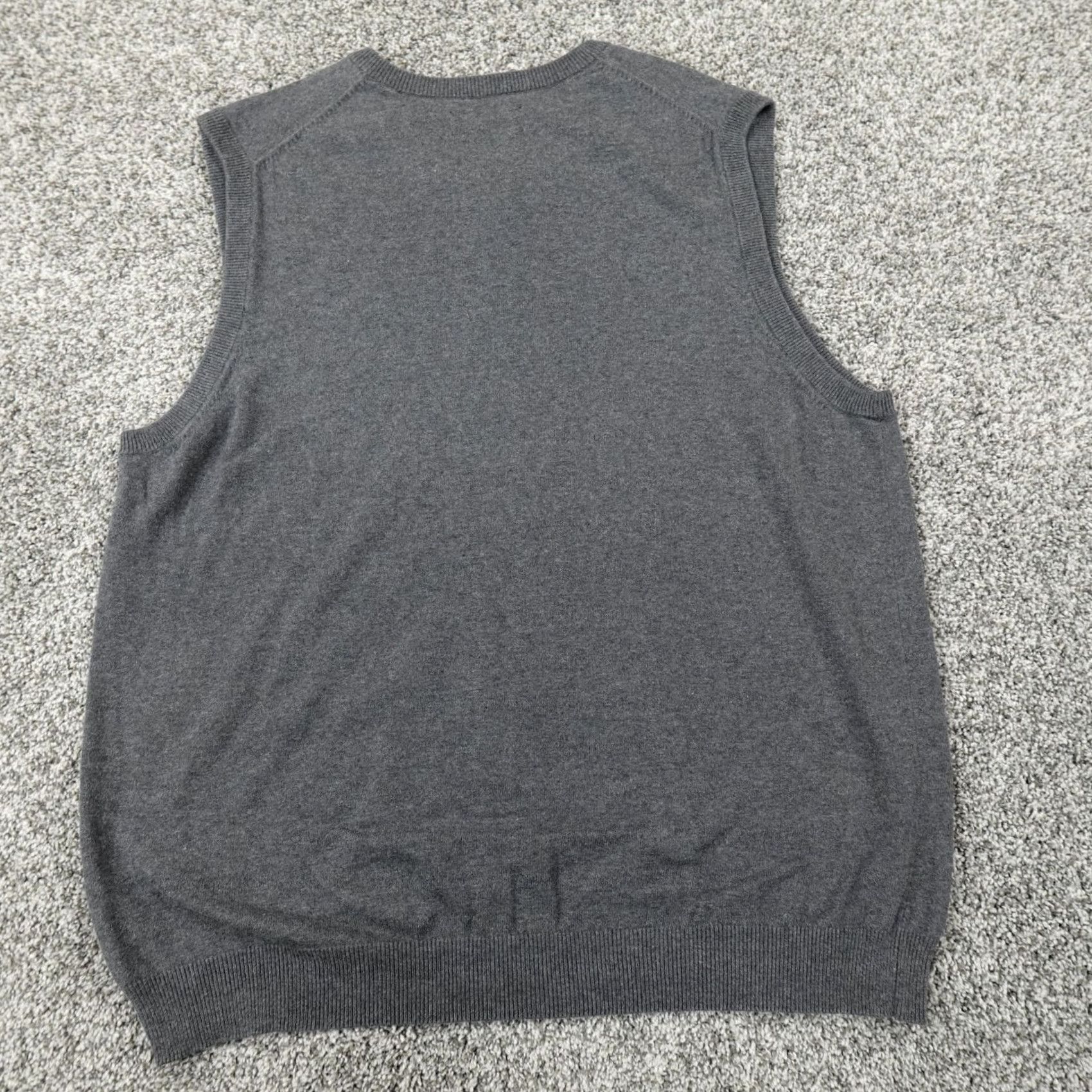 Polo Ralph Lauren Ralph Lauren Chaps Vest Mens L Gray Sleeveless Knit V-Neck Golf Casual Workwear | Polo Ralph Lauren Size US L / EU 52-54 / 3 - 5 Thumbnail