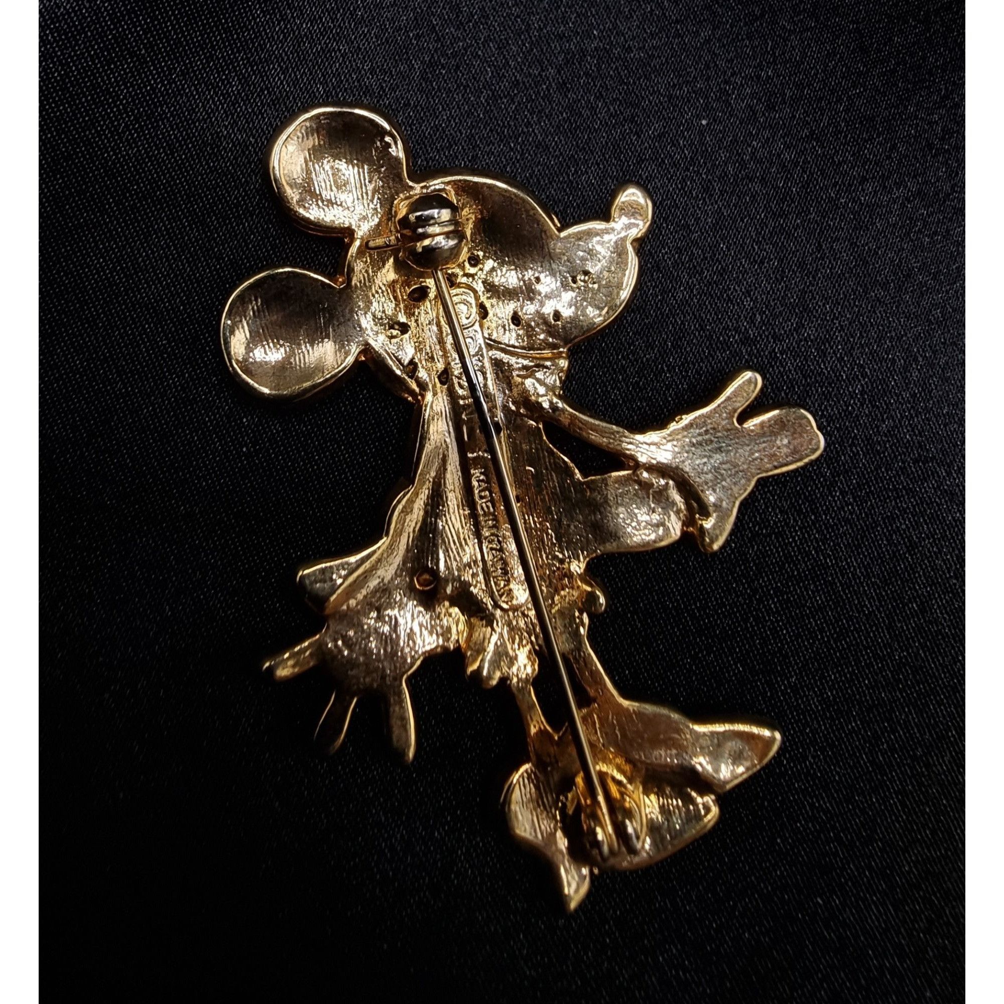 Disney Vintage 90s Disney Minnie Mouse Crystal Rhinestone Brooch Pi Size ONE SIZE - 4 Thumbnail