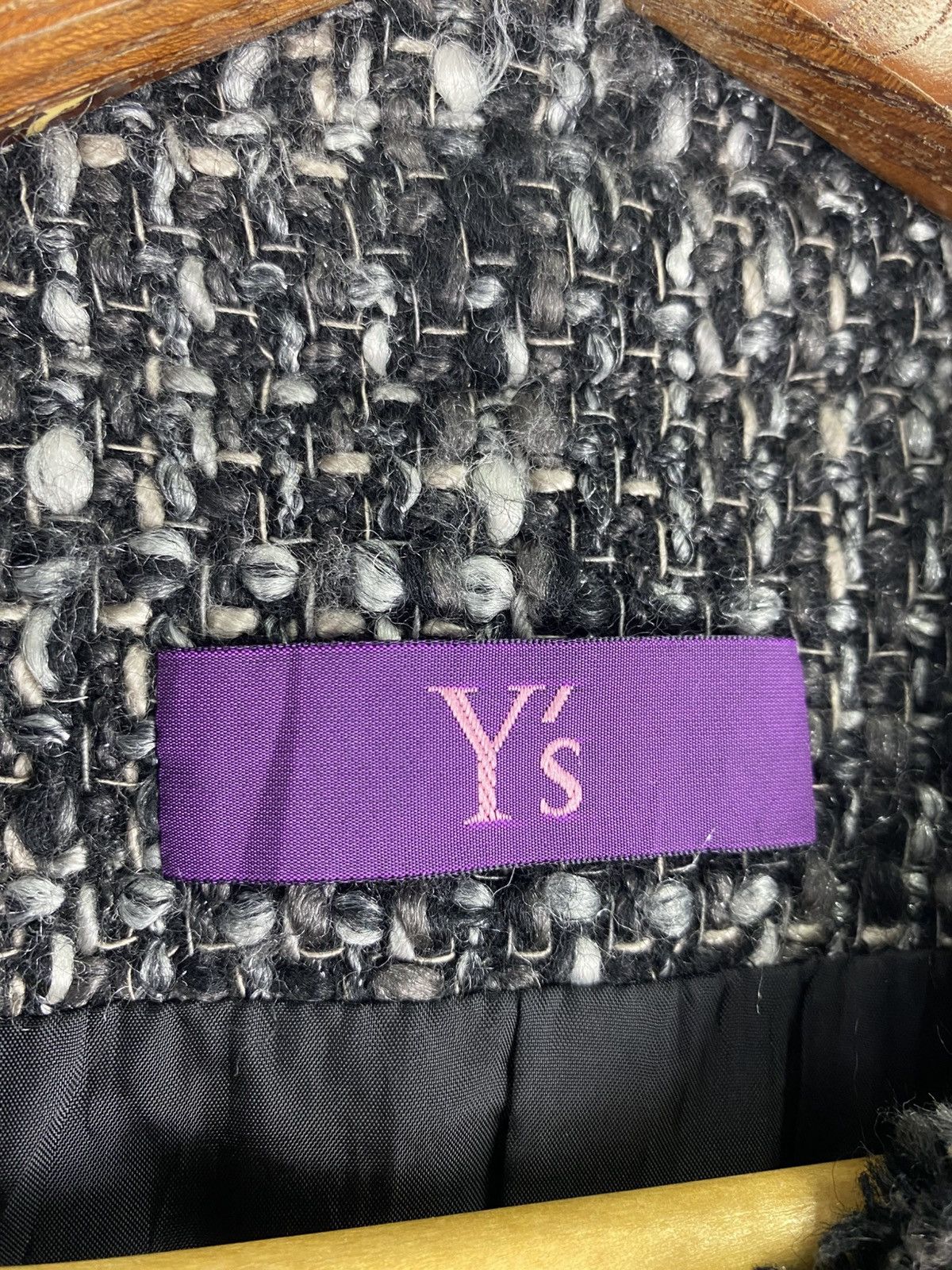 Yohji Yamamoto Y’s Tweed Jacket Size S / US 4 / IT 40 - 14 Thumbnail