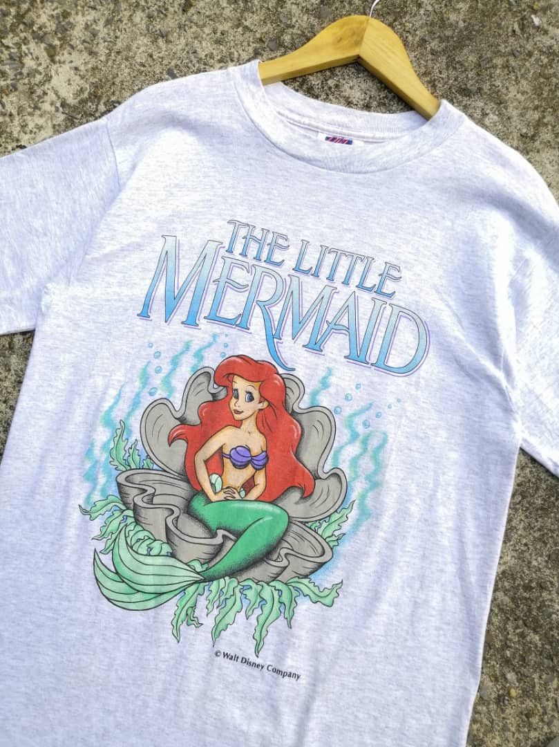 Disney × Vintage Vintage 90s Disney The Little Mermaid Tee Size US M / EU 48-50 / 2 - 2 Thumbnail