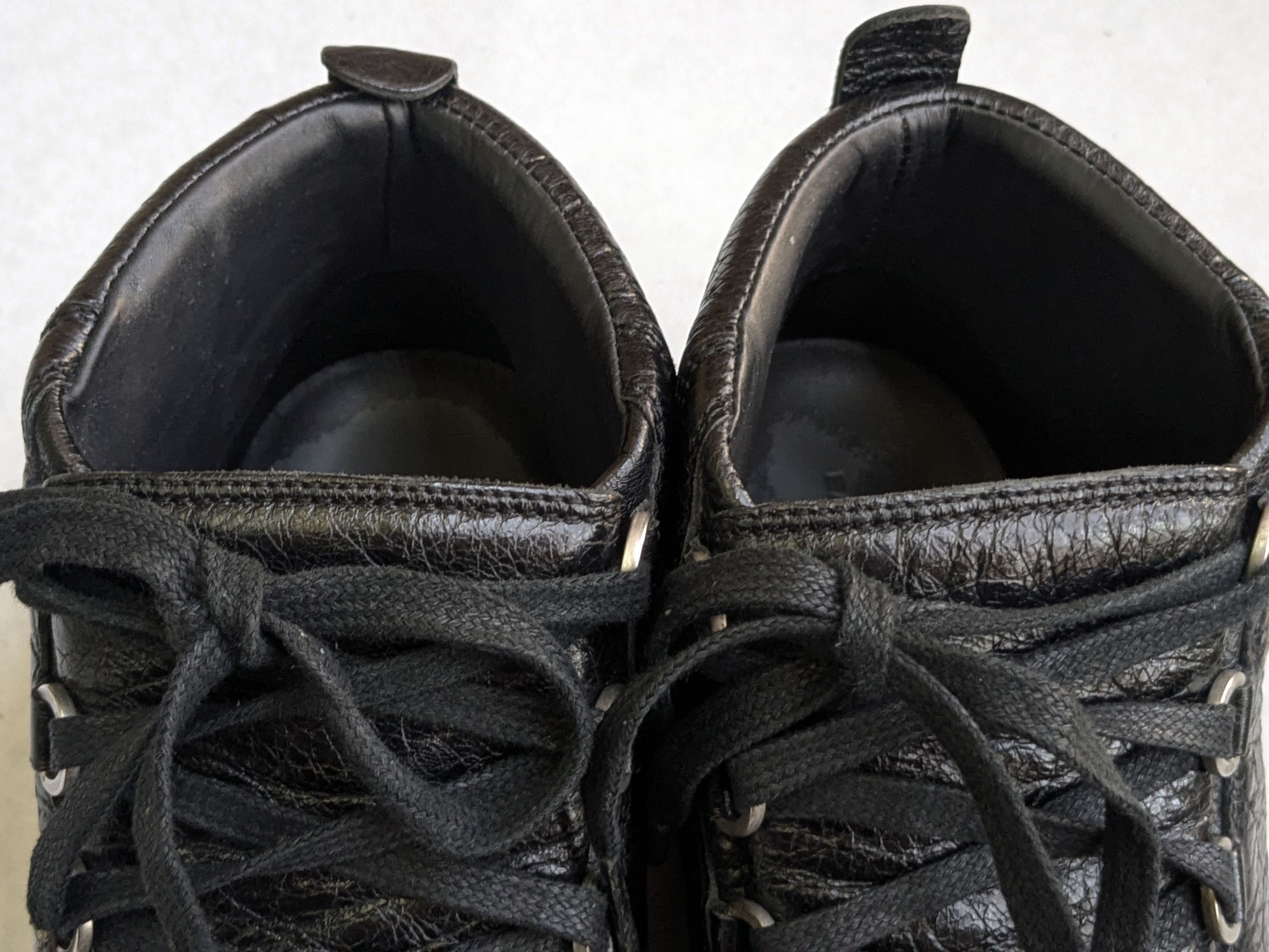 Balenciaga Balenciaga Arena Sneakers Black 9 High Tops Leather Size US 9 / EU 42 - 2 Thumbnail