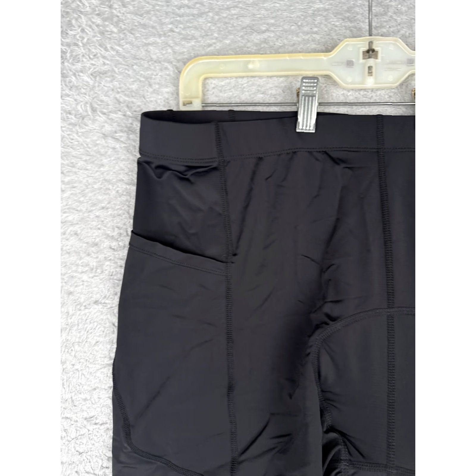 Vintage Baleaf Cycling Shorts Mens 3XL Black Padded Pockets Compression Bike Spandex Size US 39 - 4 Thumbnail