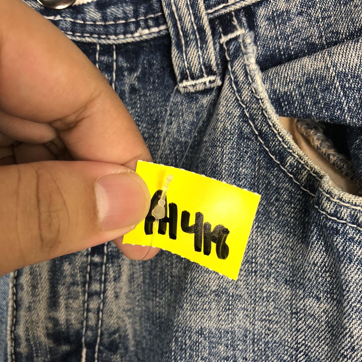 Japanese Brand Amero japan vintage workwear Pero Blue Denim Pants #A1418 Size US 31 - 11 Thumbnail