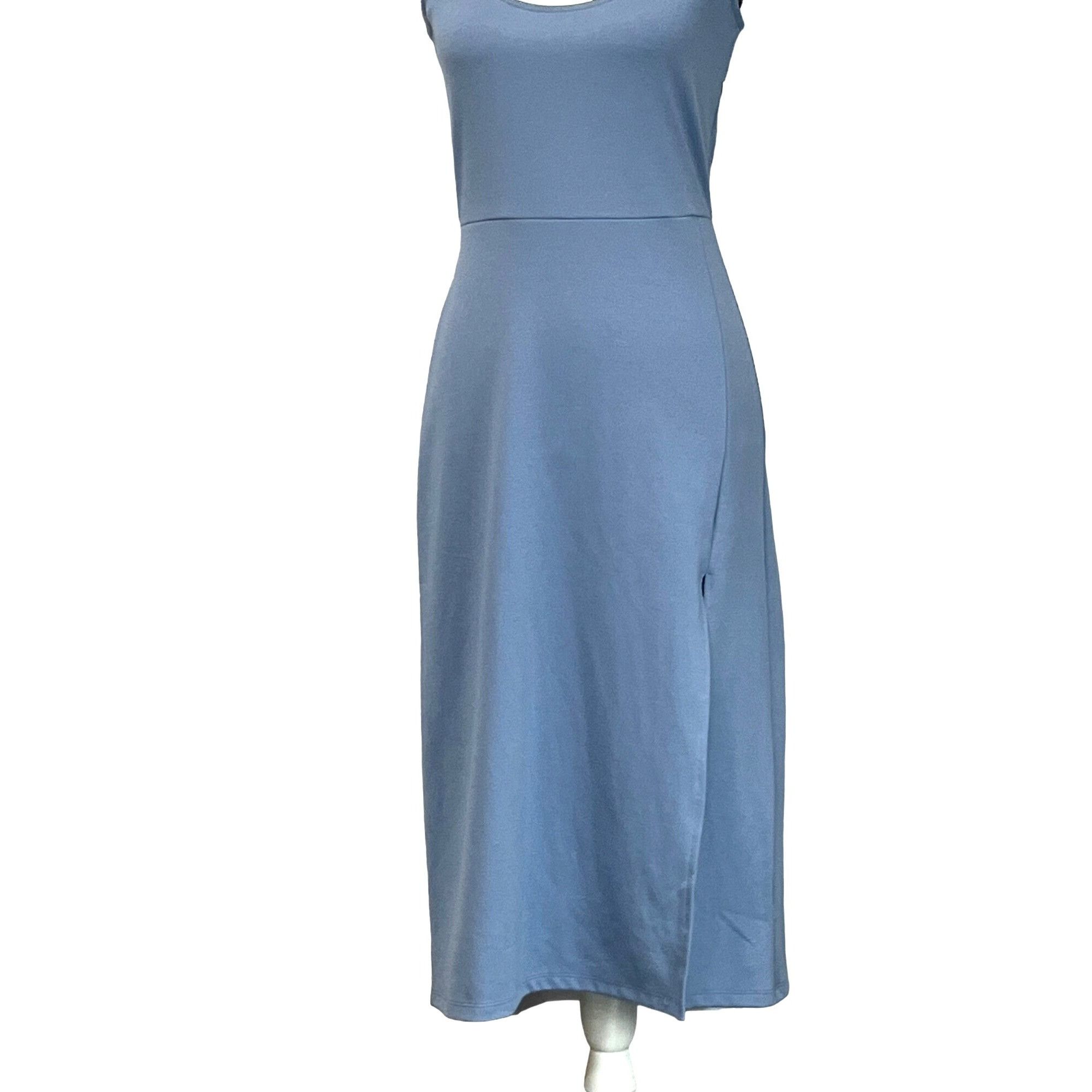 Other Open Edit Scoop Neck Midi Dress, Blue Infinity, Sz. M Size M / US 6-8 / IT 42-44 - 4 Thumbnail