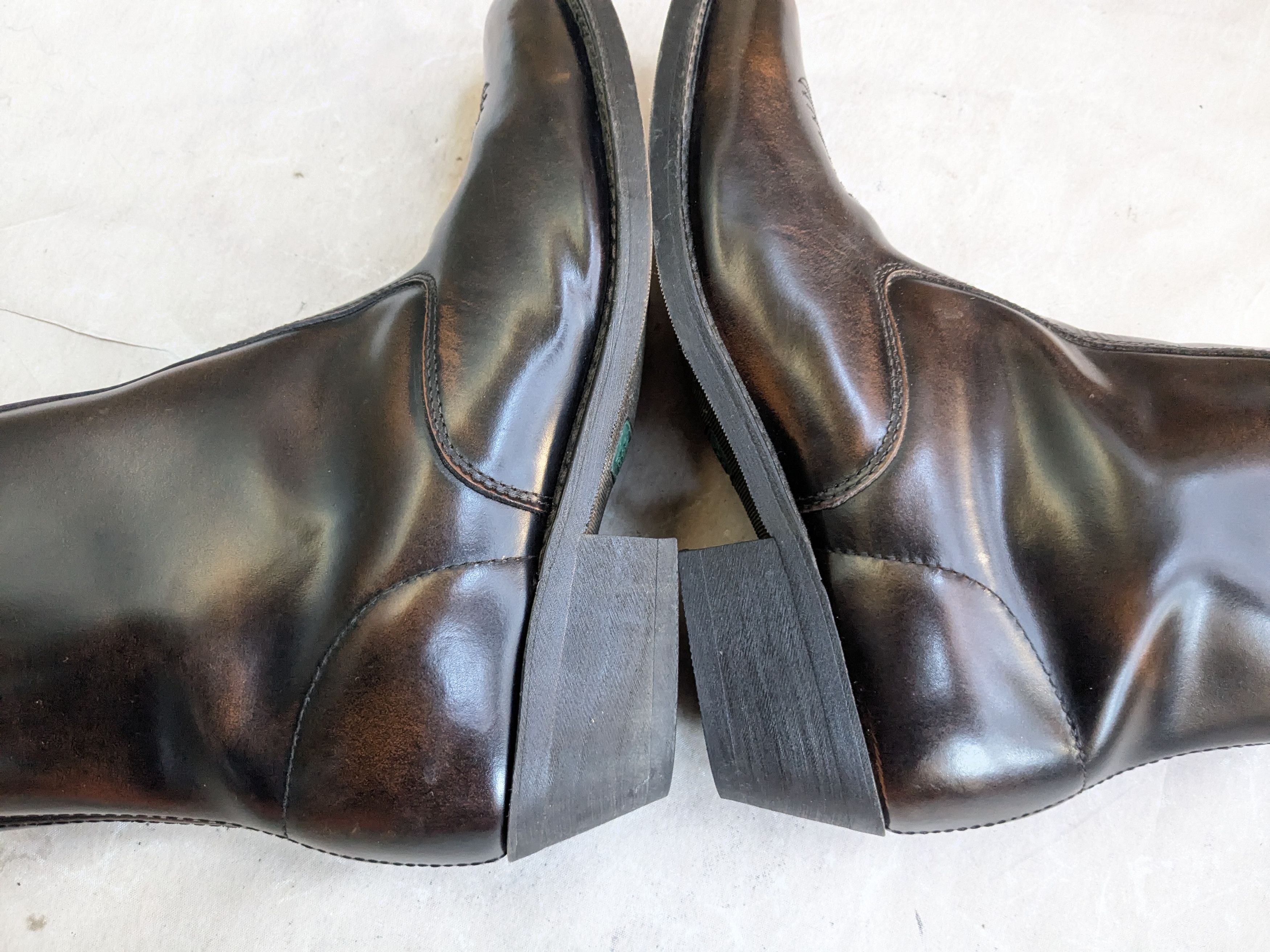 Genuine Leather Laredo Side Zip Boots Brown 11 Wide Leather Size US 11 / EU 44 - 5 Thumbnail