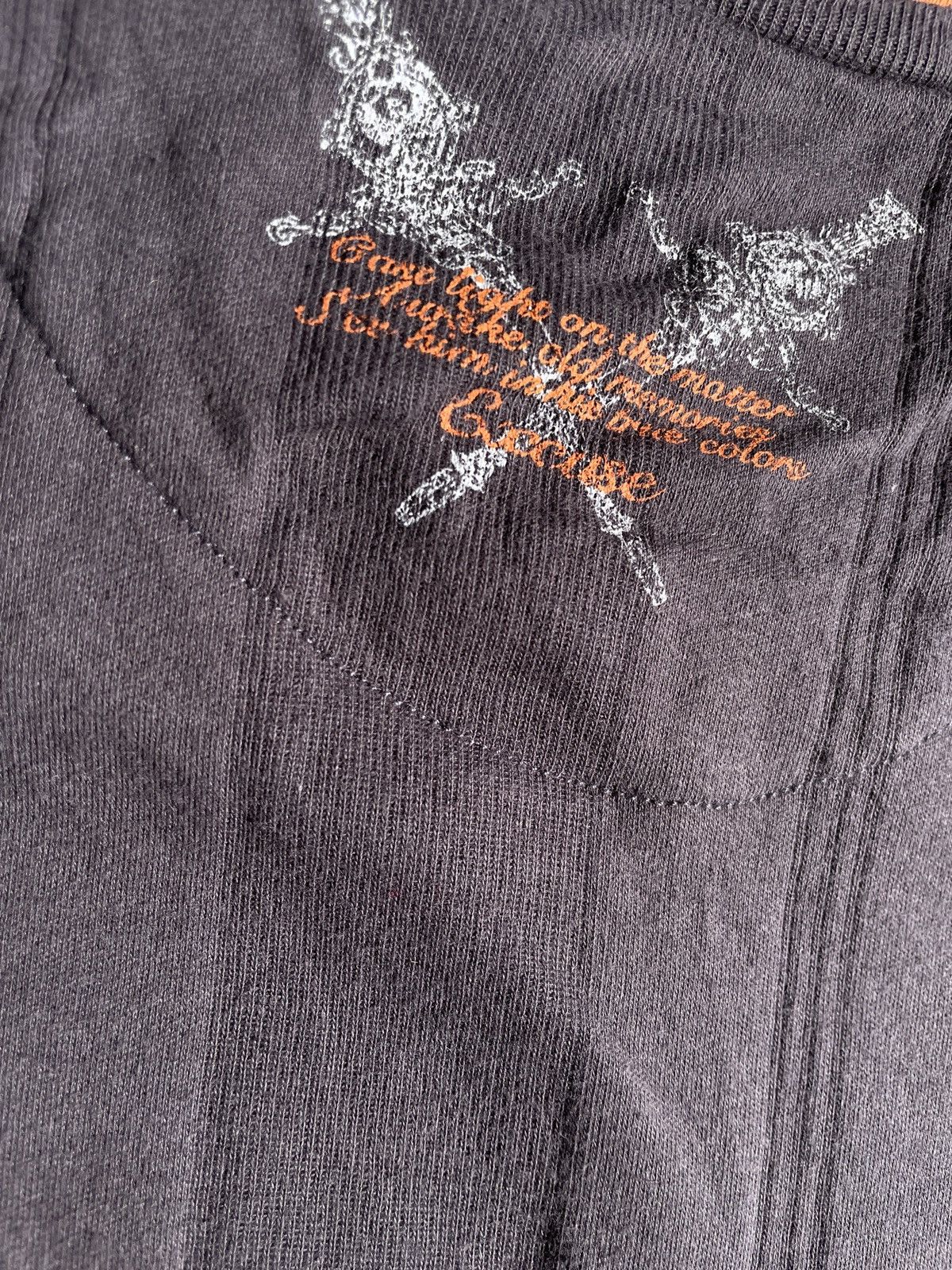 If Six Was Nine 2000s Japanese archive Vkei Layered Poem V-Neck Tee Gyaruo Size US M / EU 48-50 / 2 - 6 Thumbnail