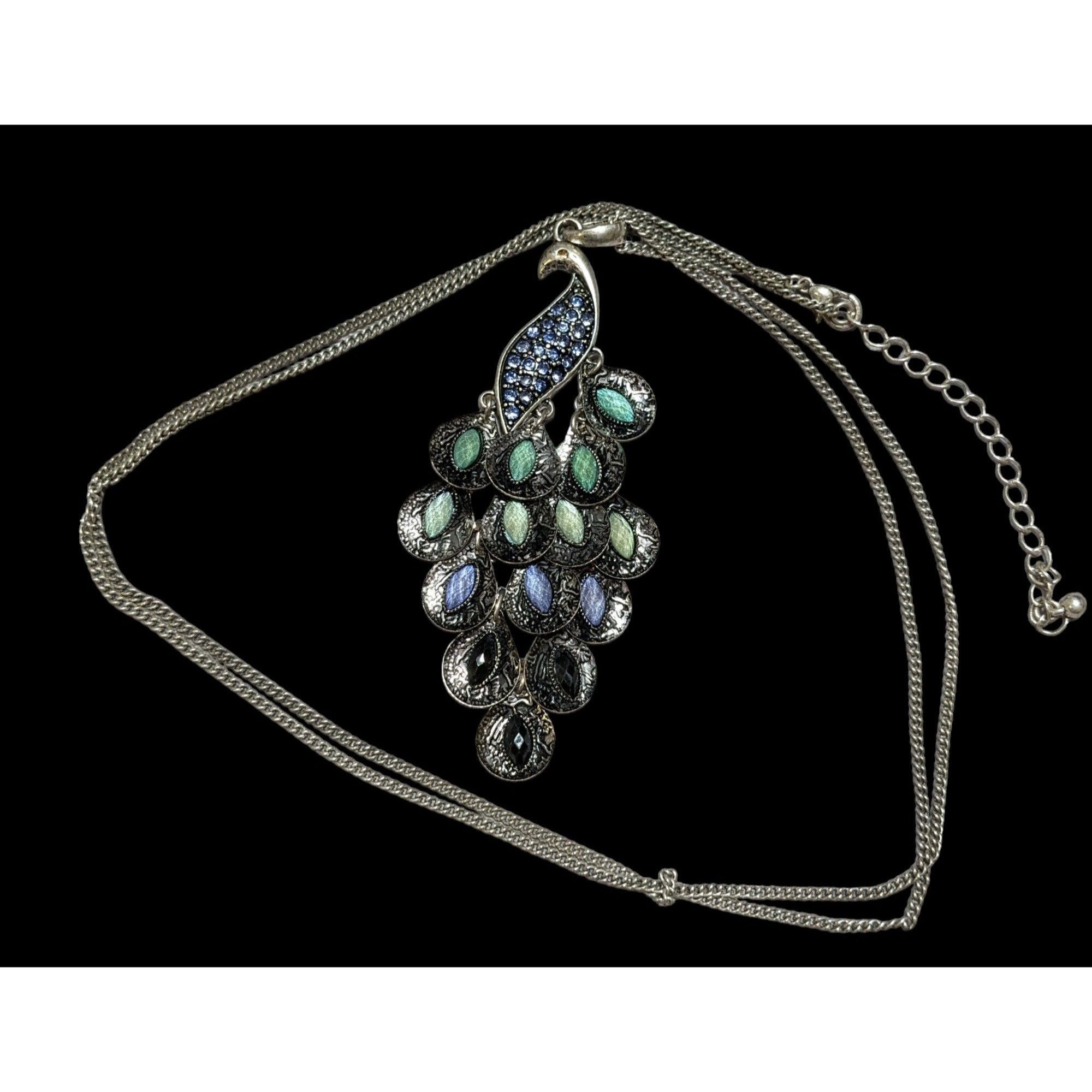 Other Blue Bohemian Peacock Necklace Size ONE SIZE - 1 Thumbnail
