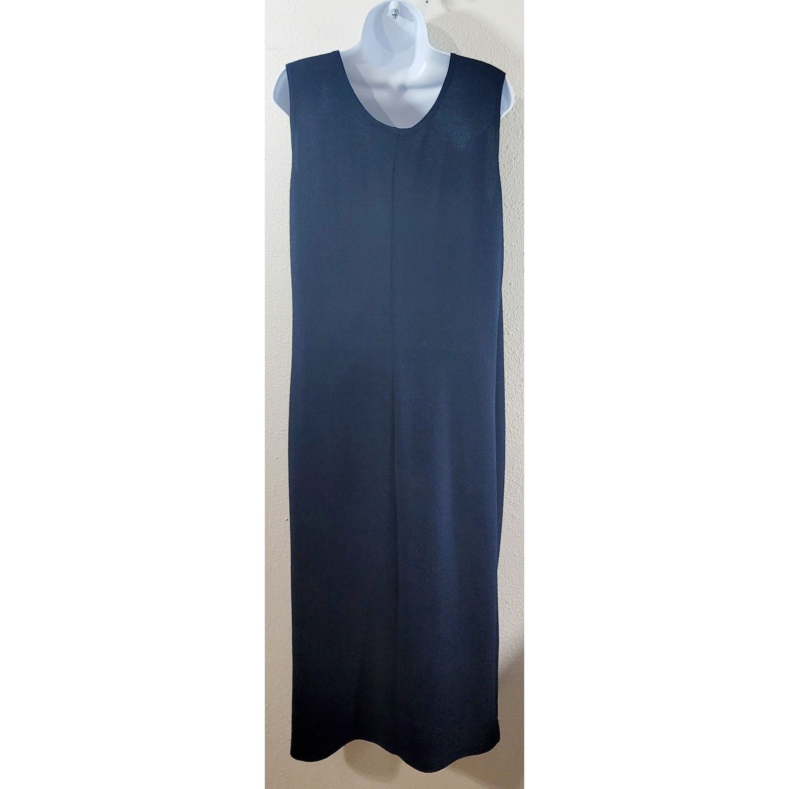 Other Another Thyme Navy Blue Sleeveless A Line Midi Dress Large Size L / US 10 / IT 46 - 2 Thumbnail