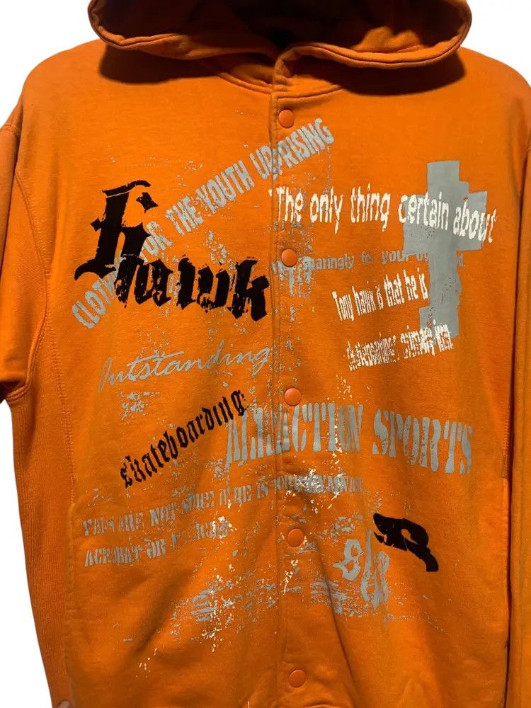 Tony Hawk Y2k Tony Hawk poem snap button skate hoodie Size US M / EU 48-50 / 2 - 4 Thumbnail