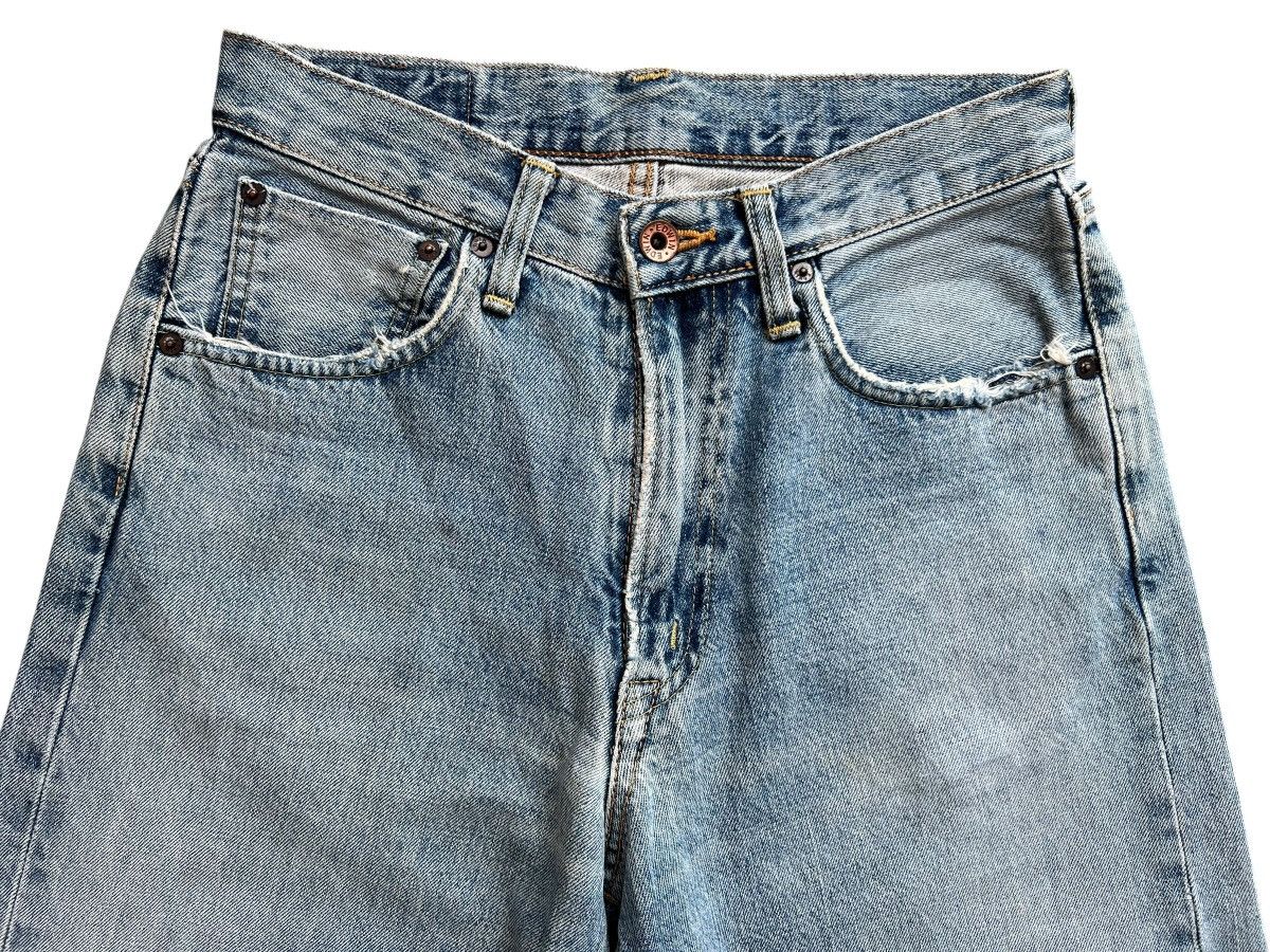 Edwin Vintage Edwin 505x Selvedge Wide Distressed Denim Jeans Size US 28 / EU 44 - 7 Thumbnail