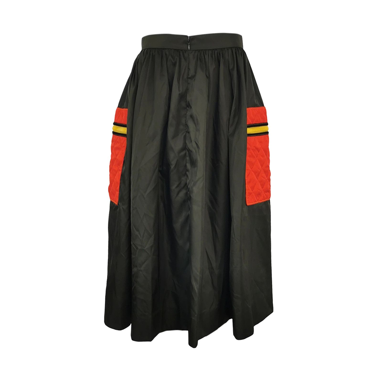 Prada Prada Quilted Pocket Midi Skirt Size 40S Size 27" / US 4 / IT 40 - 1 Thumbnail