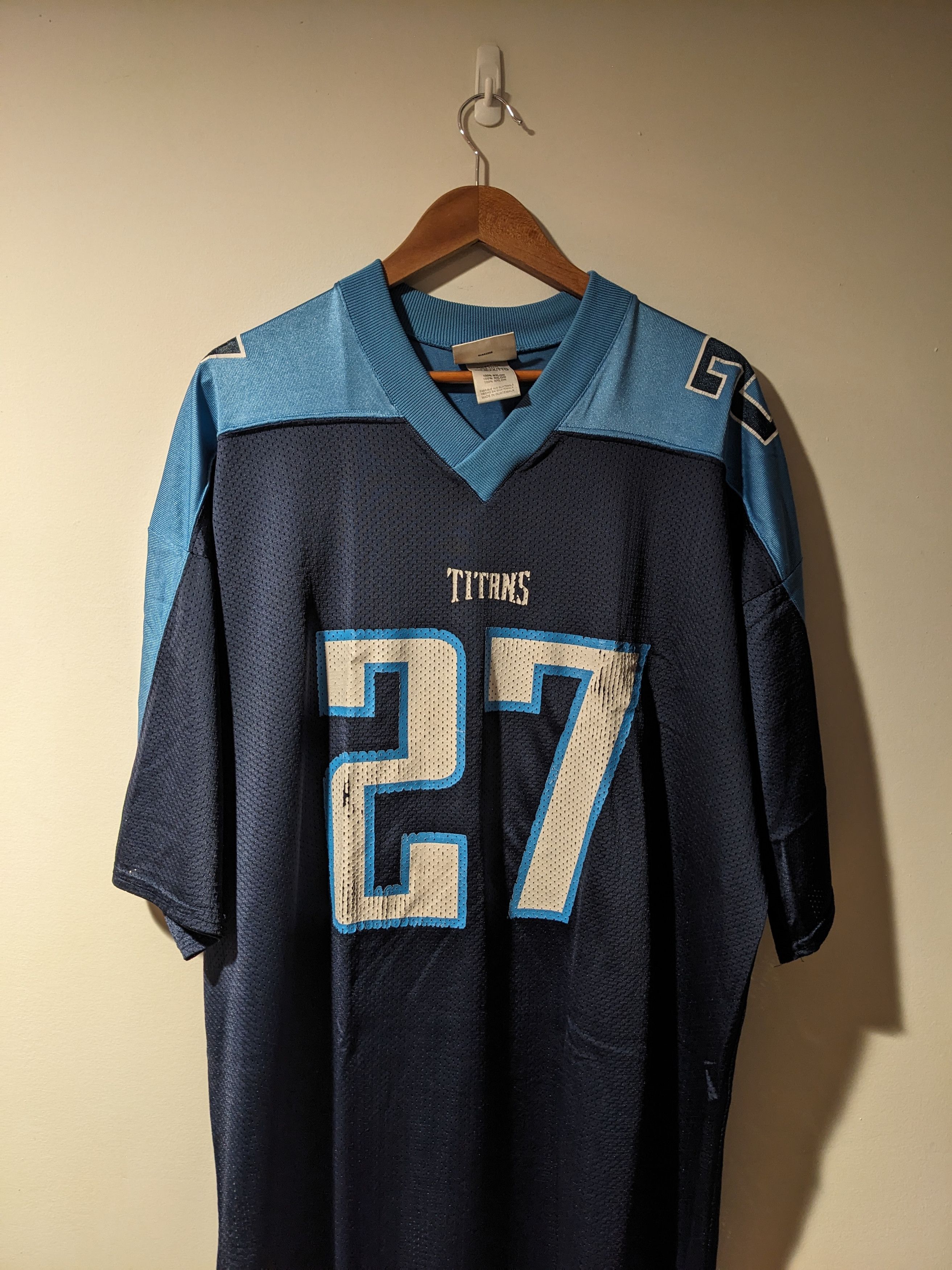 NFL Vintage Tennessee Titans Eddie George NFL Football Jersey Size US XXL / EU 58 / 5 - 7 Thumbnail