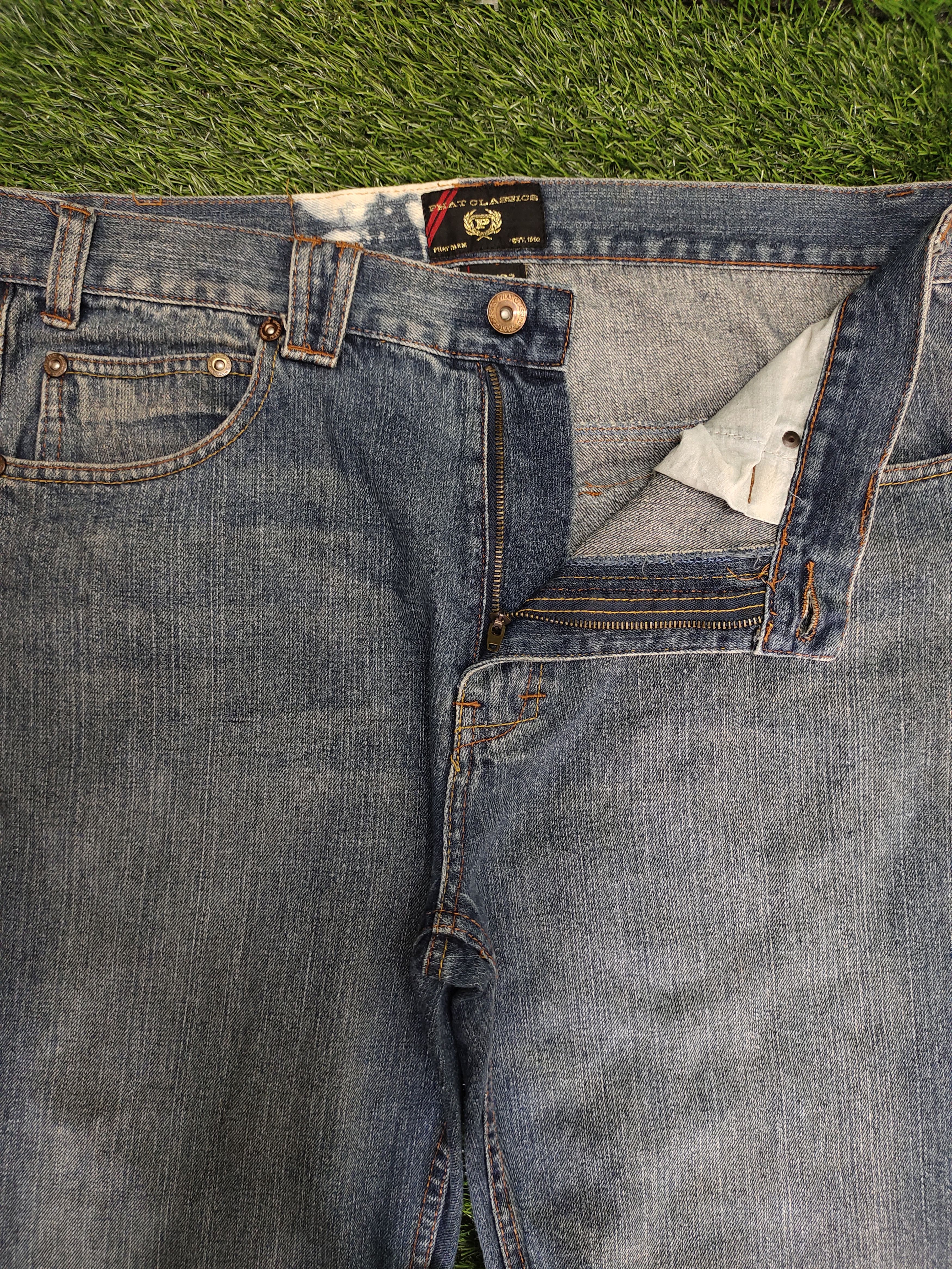 Phat Farm Baggy Jeans Phat Farm Distressed Wide Leg Denim Y2k Jnco Size US 37 - 15 Thumbnail