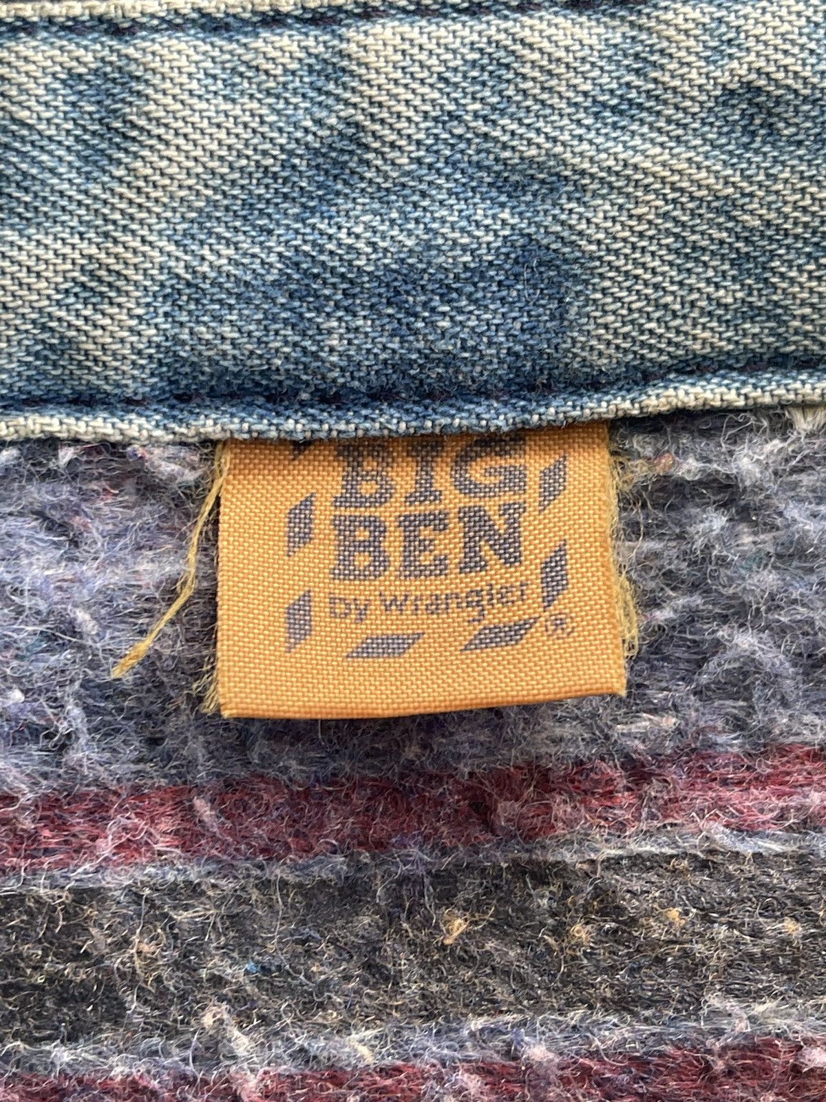 Vintage 70s Big Ben Wrangler Blanket Workwear Denim Size US M / EU 48-50 / 2 - 18 Thumbnail
