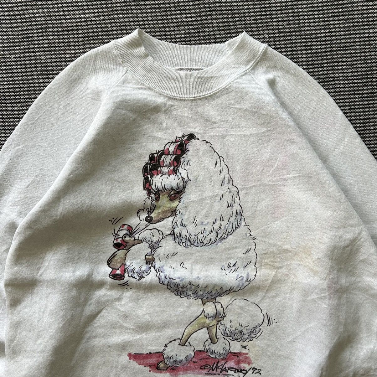 Vintage Vintage Poodle Illustration by Rosalinde Sweatshirt Size US M / EU 48-50 / 2 - 3 Thumbnail