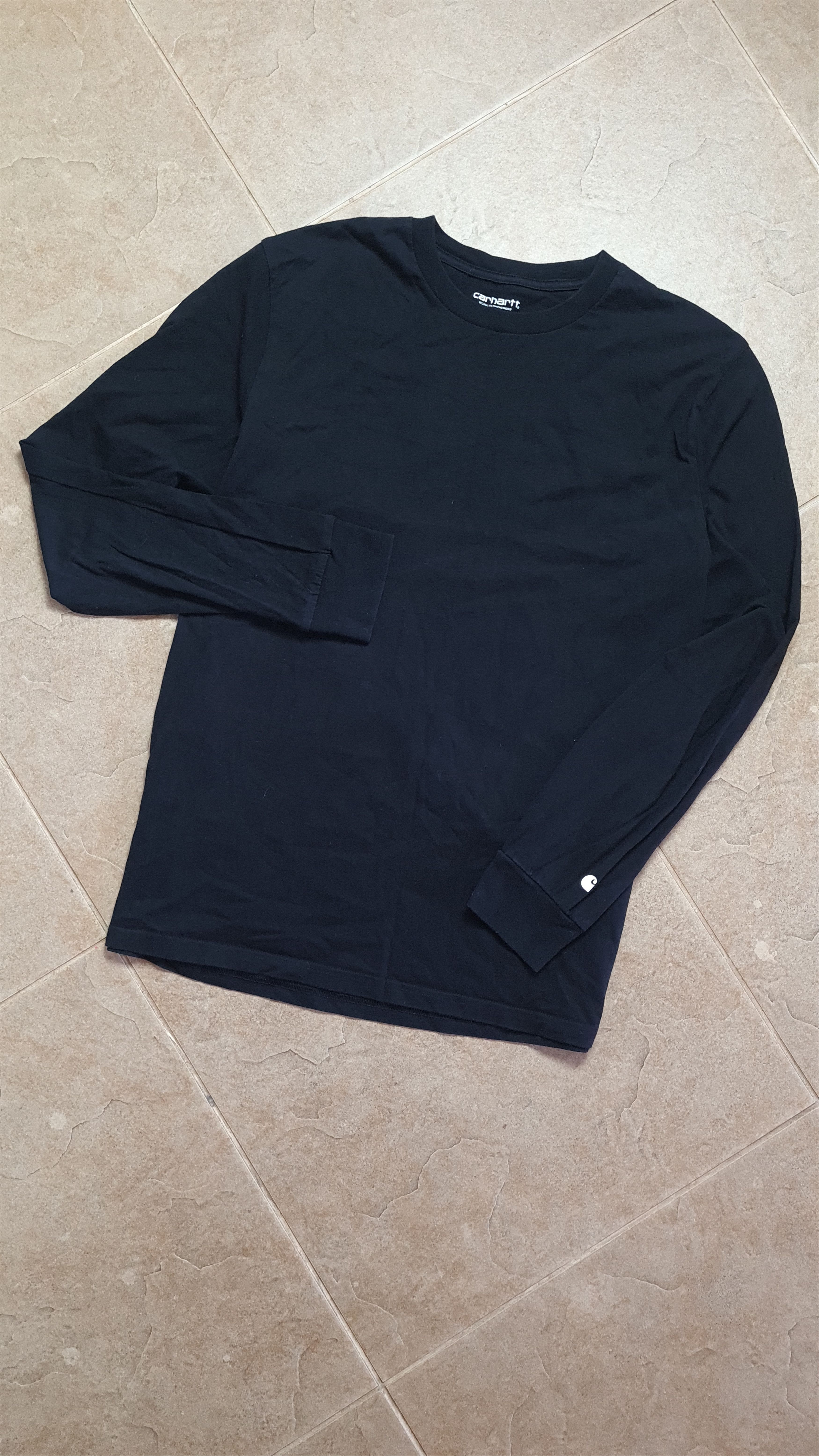 Carhartt Mens sweatshirt Carhartt Long Sleeve T-shirt Black Size M Size US M / EU 48-50 / 2 - 2 Thumbnail