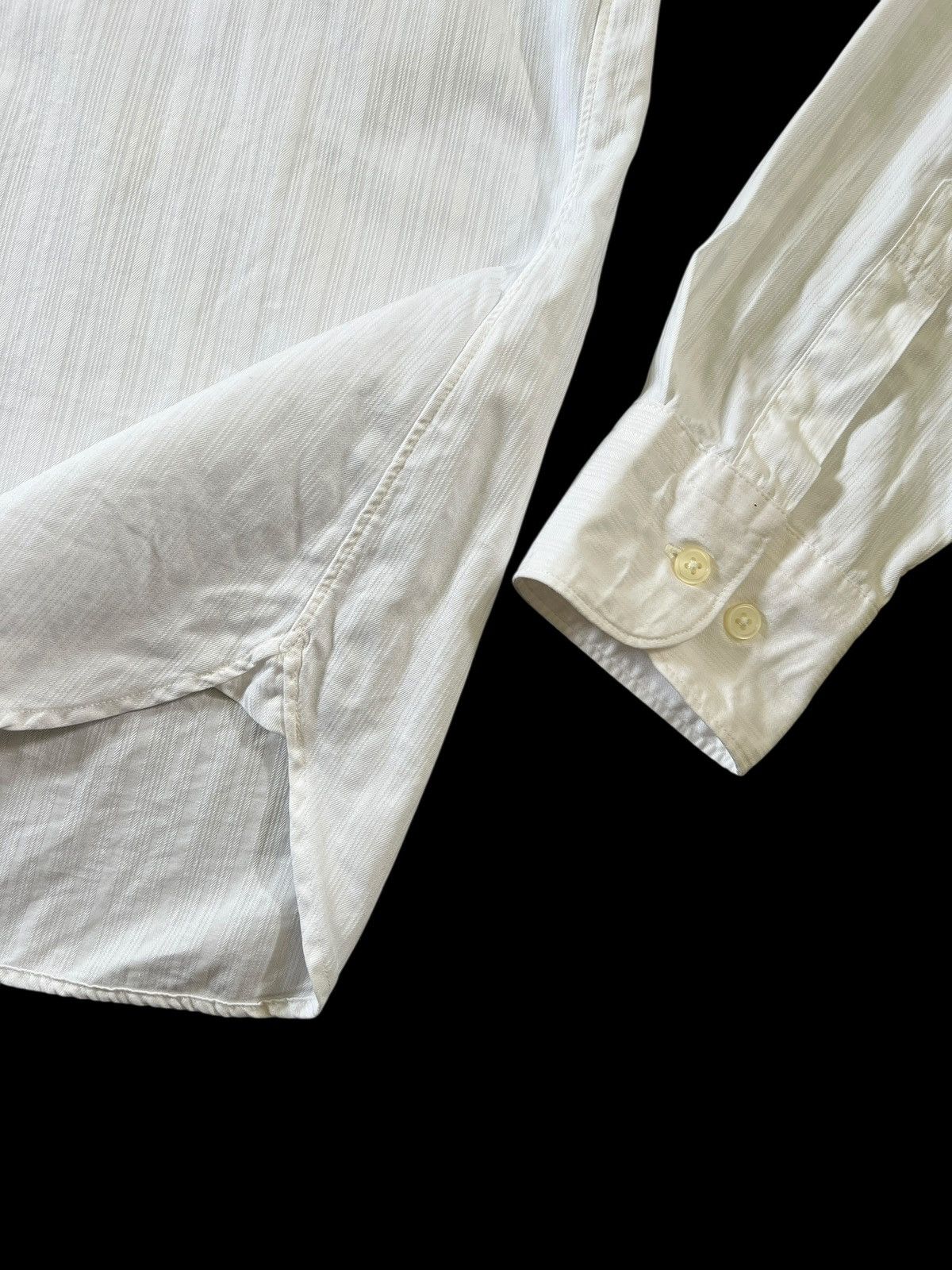 Yohji Yamamoto 1990s Yohji Yamamoto AAR Textured Lined Button Down Shirt Size US M / EU 48-50 / 2 - 4 Thumbnail