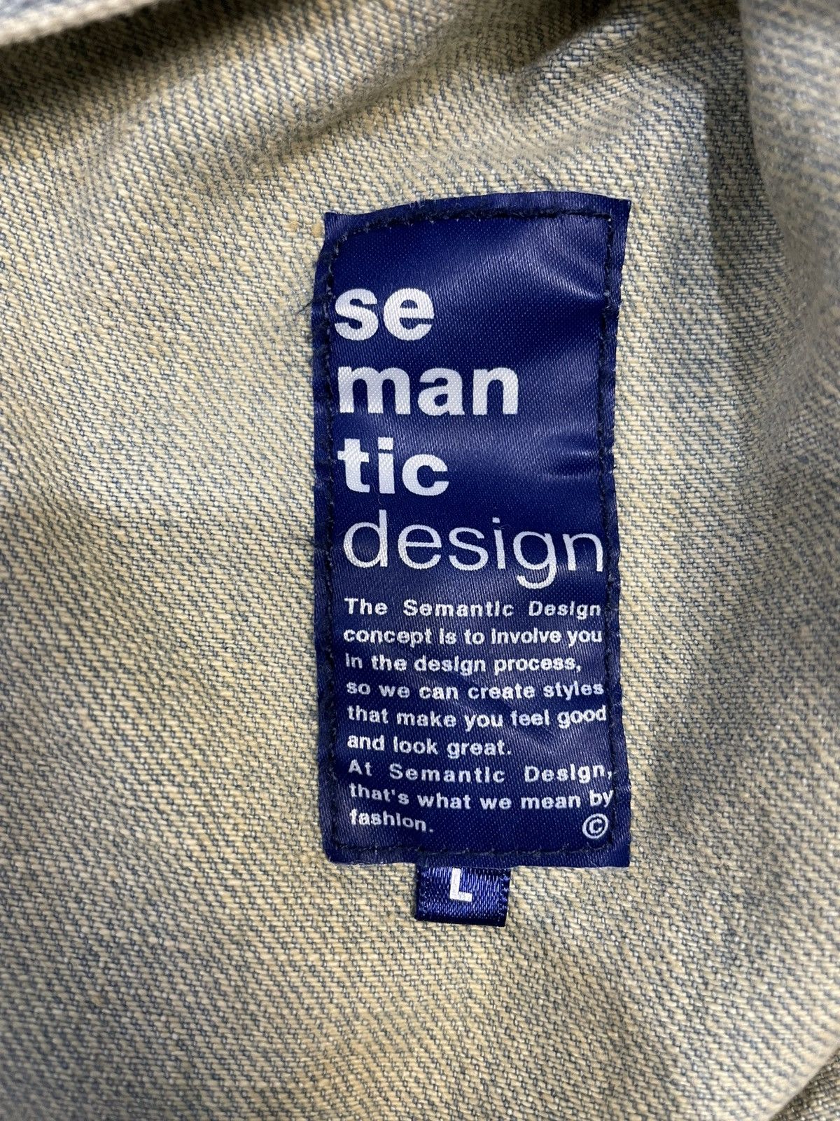 semanticdesign Semantic Design Denim Jacket Size US L / EU 52-54 / 3 - 6 Thumbnail
