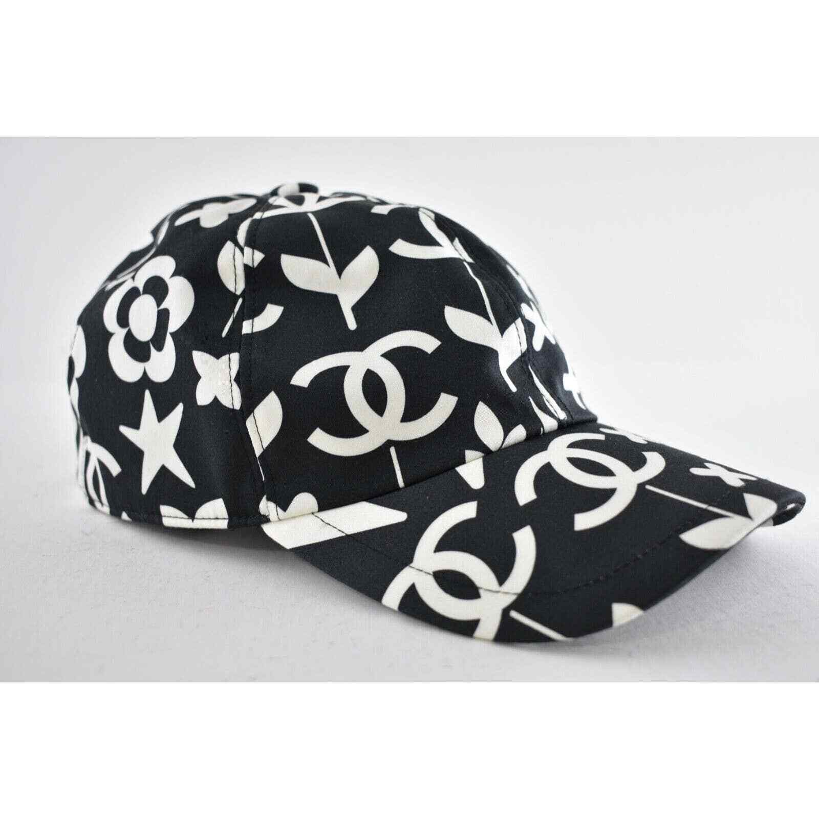 Chanel Chanel 22P Graffiti Logo Baseball Cap Curved Peak Hat Size ONE SIZE - 3 Thumbnail