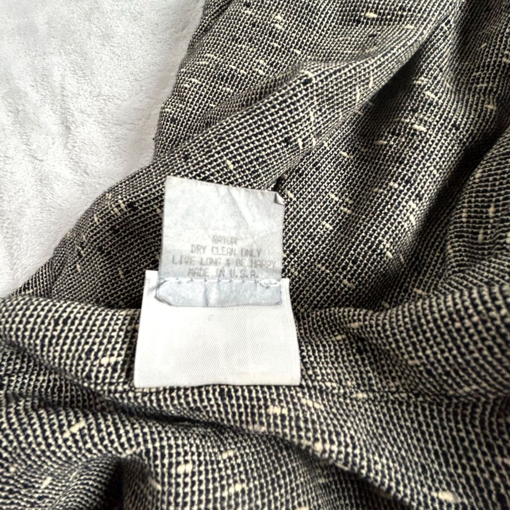Vintage Iced Tea Neil & David Womens Medium Textured Button-Front Cropped Jacket Multi Size M / US 6-8 / IT 42-44 - 4 Thumbnail